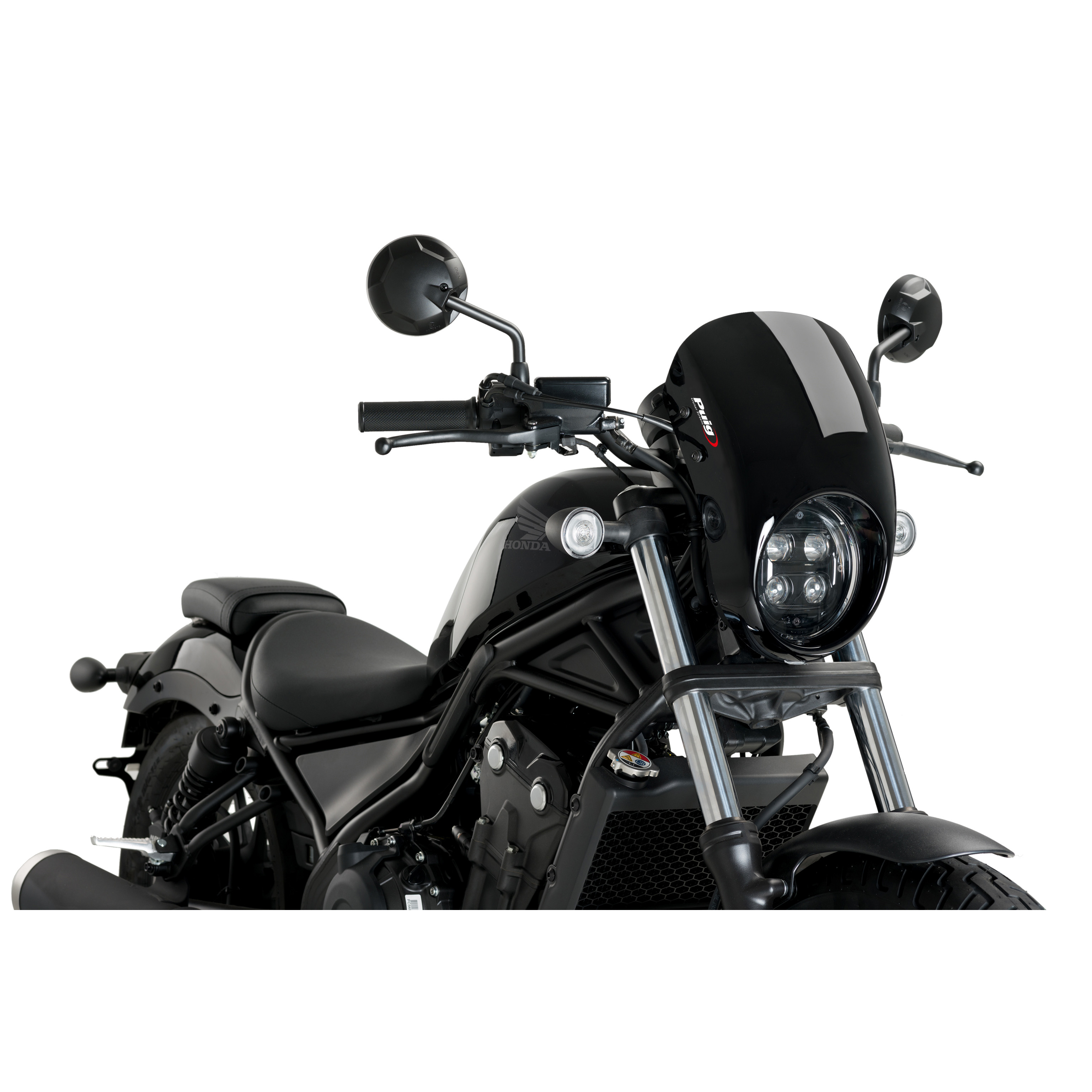Puig Windschutzscheibe Anarchy schwarz für CMX 500 Rebel 20-24 - Motorradteile & Ersatzteile - Verkleidungen & Abdeckungen