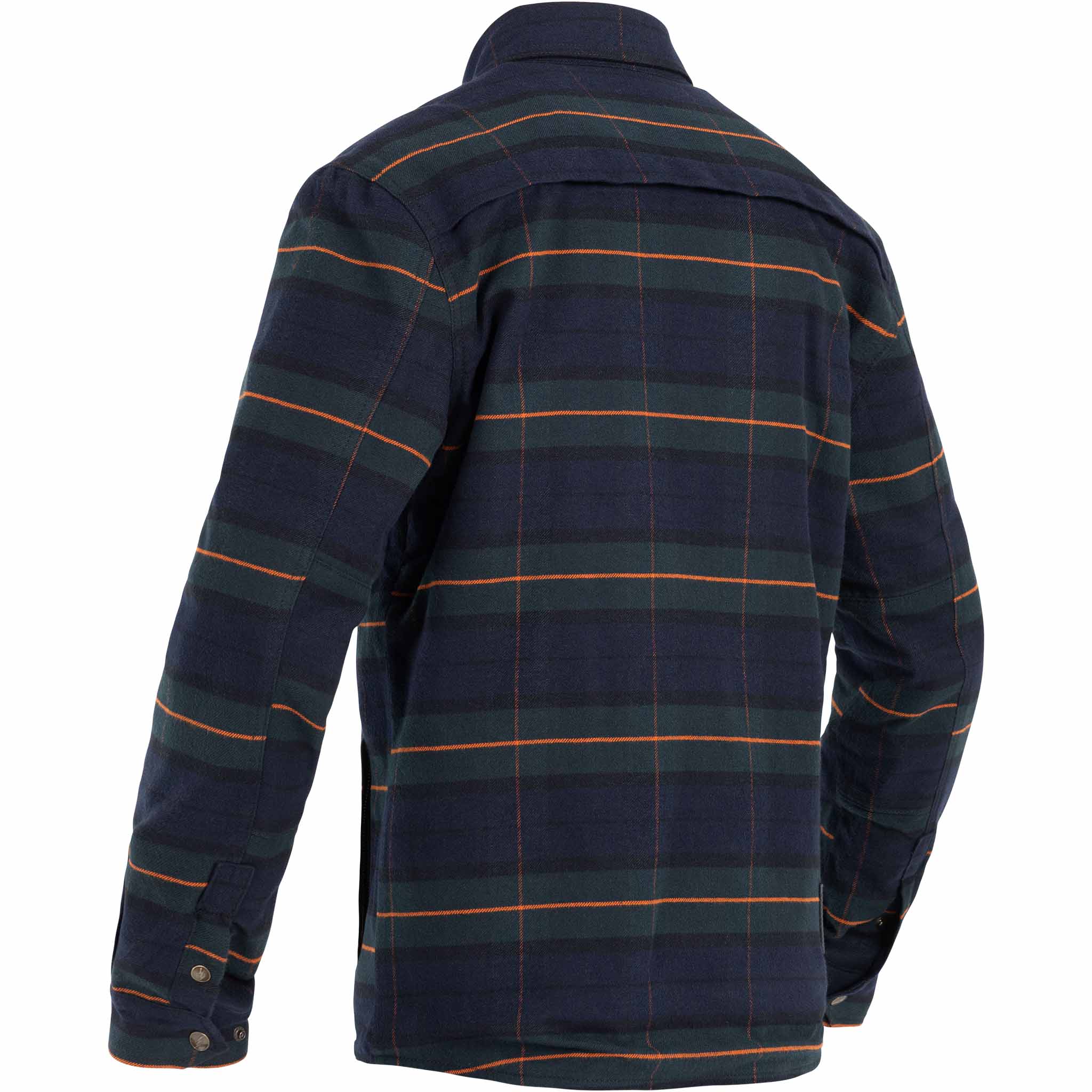 John Doe-Vintage Motoshirt grün/orange S-0000508005061008