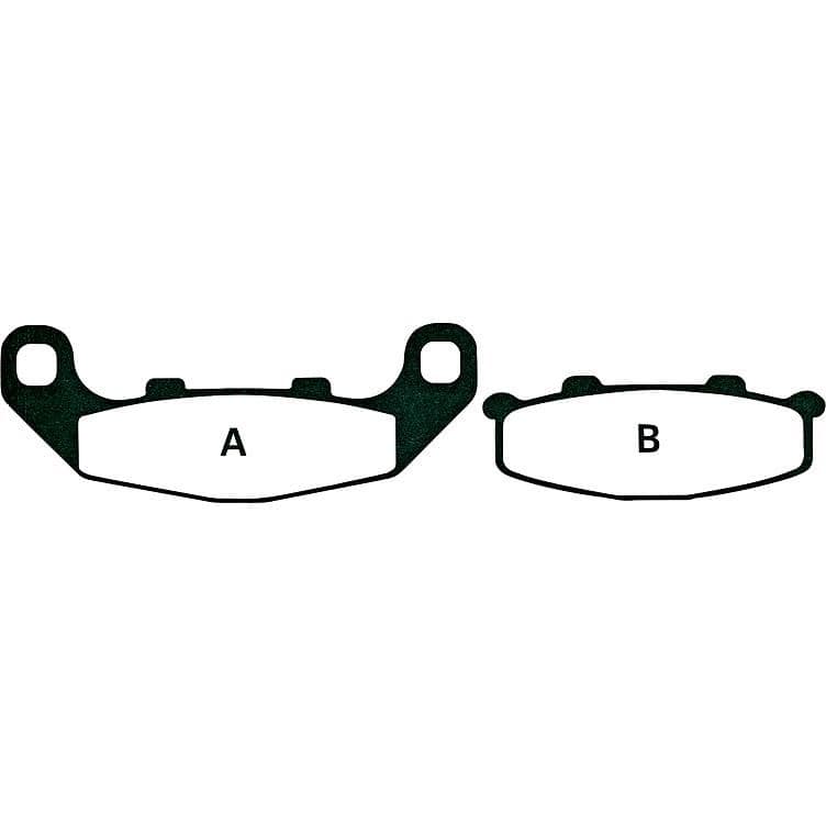 Hi-Q Bremsbeläge organisch FA141 106/76,4x38,2/27x9/10,7mm - Motorradteile & Ersatzteile - Bremsen