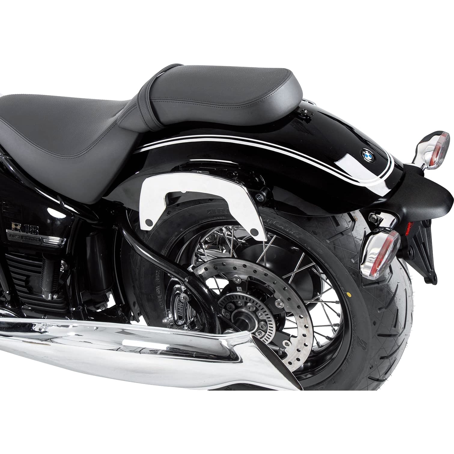 Hepco & Becker C-Bow Seitentaschenhalter chrom für BMW R 18 - Motorradzubehör - Motorradgepäck