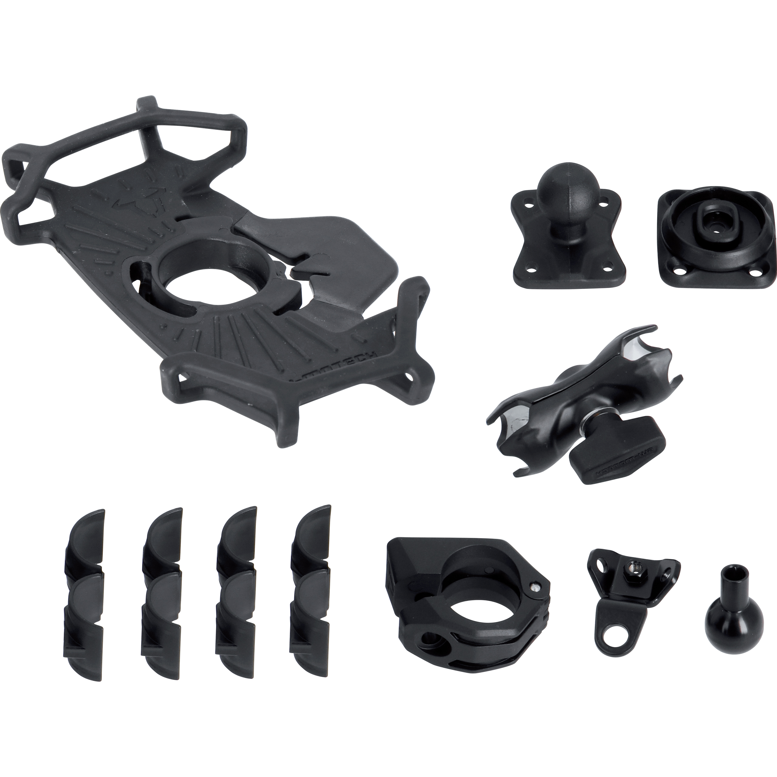 SW-MOTECH Universal Montagekit mit T-Lock Smartphonehalter klein - Motorradzubehör - Multimedia