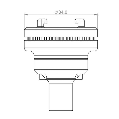 SP Connect-Clutch Mount Pro SPC+ für Hebelklemmung schwarz-5741581181010050