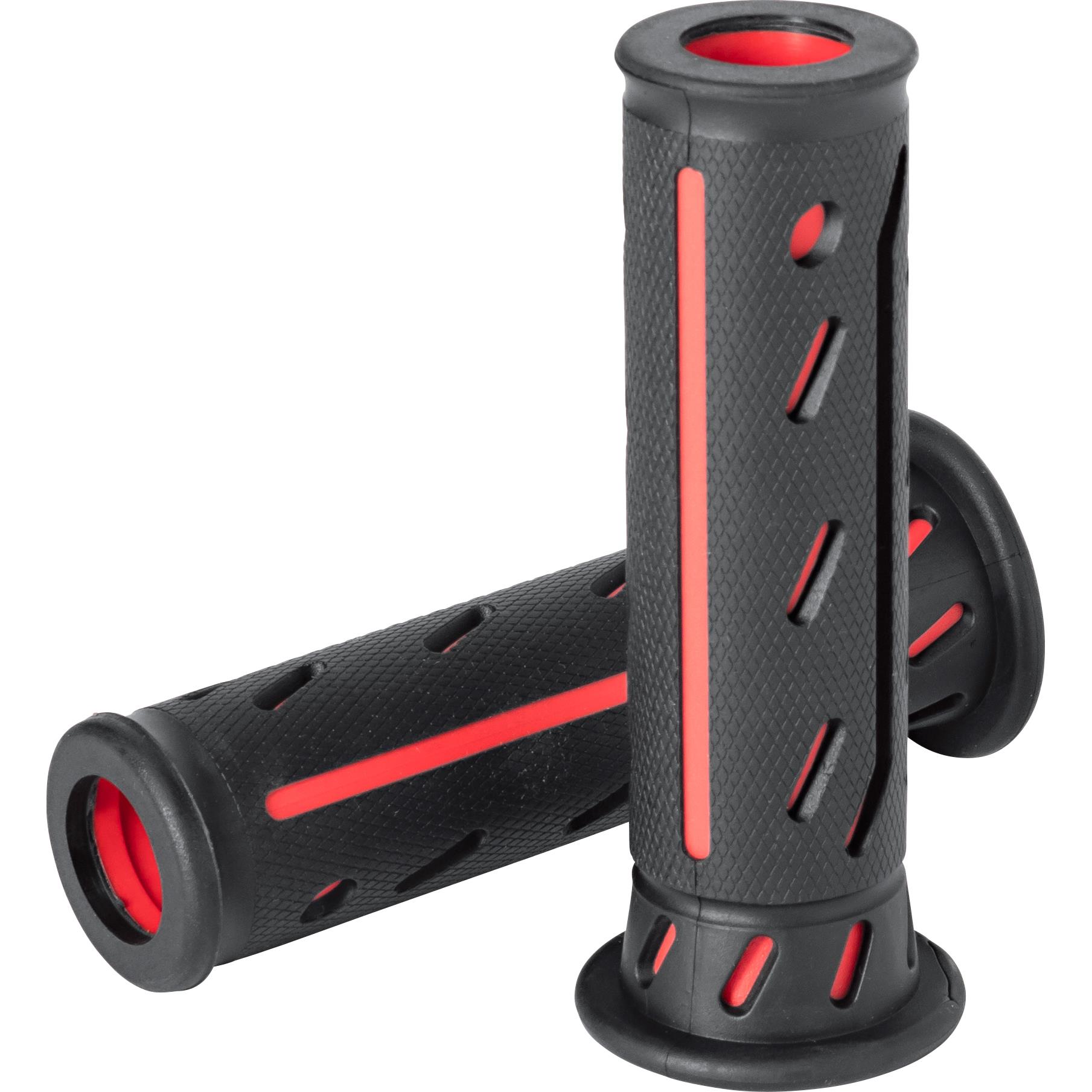 Hashiru-Griffgummipaar ST03 für 22mm schwarz/rot-5724851086001902