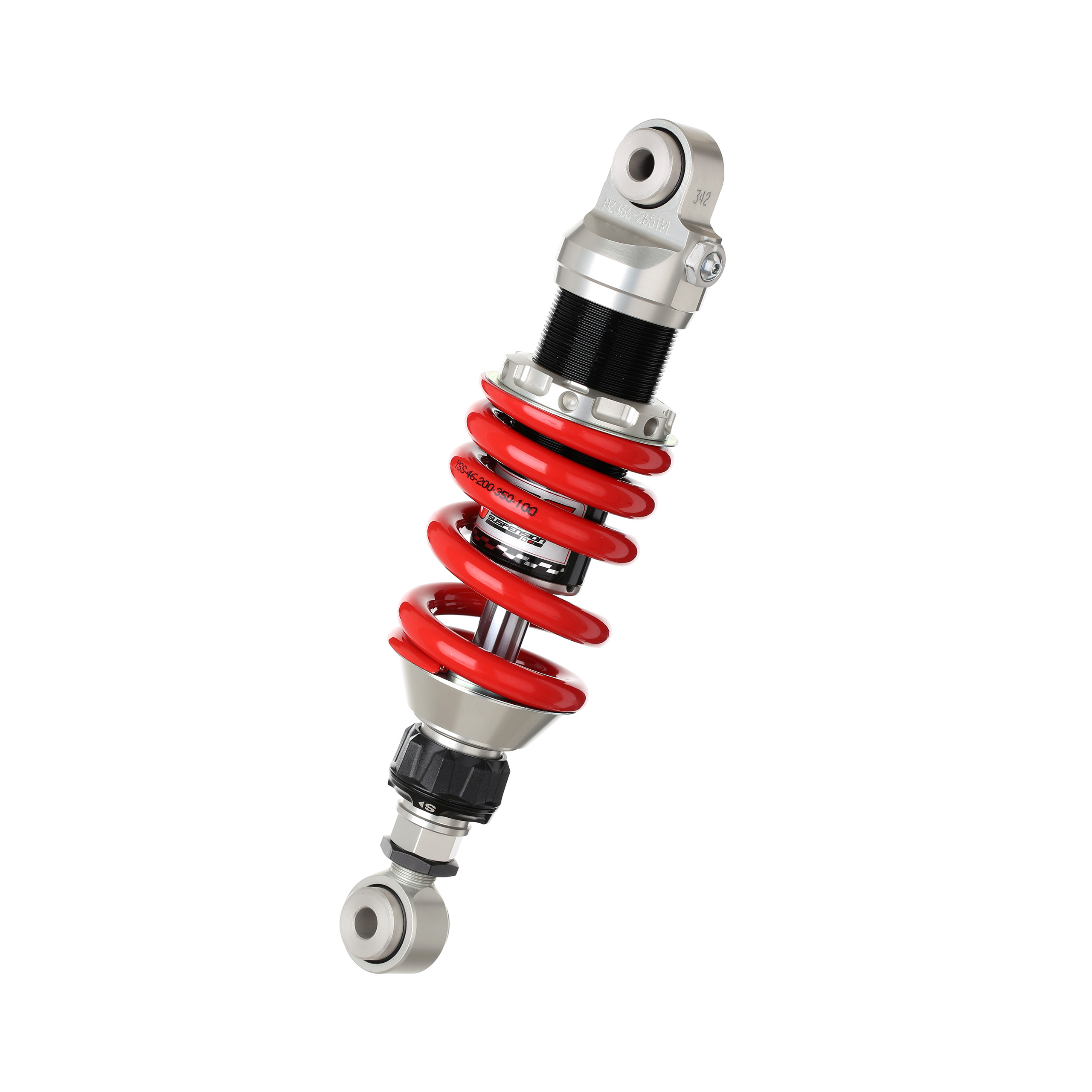 YSS Federbein MZ366-265TRL-03-85 rot für Honda VT 600 C Shadow - Motorradteile & Ersatzteile - Federung & Gabel
