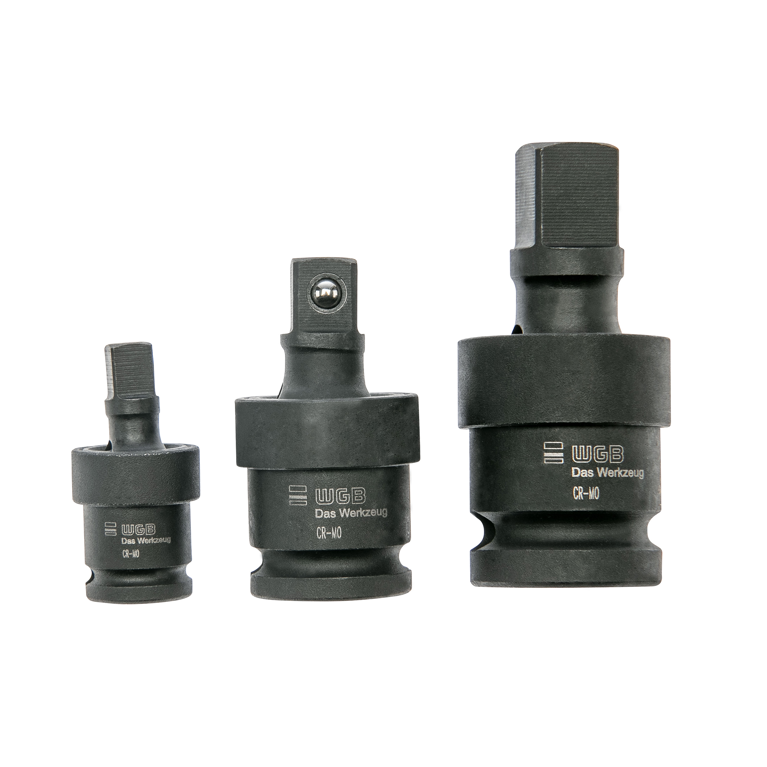 WGB joint de cardan set 3 pièces, pivotant, Cr-Mo