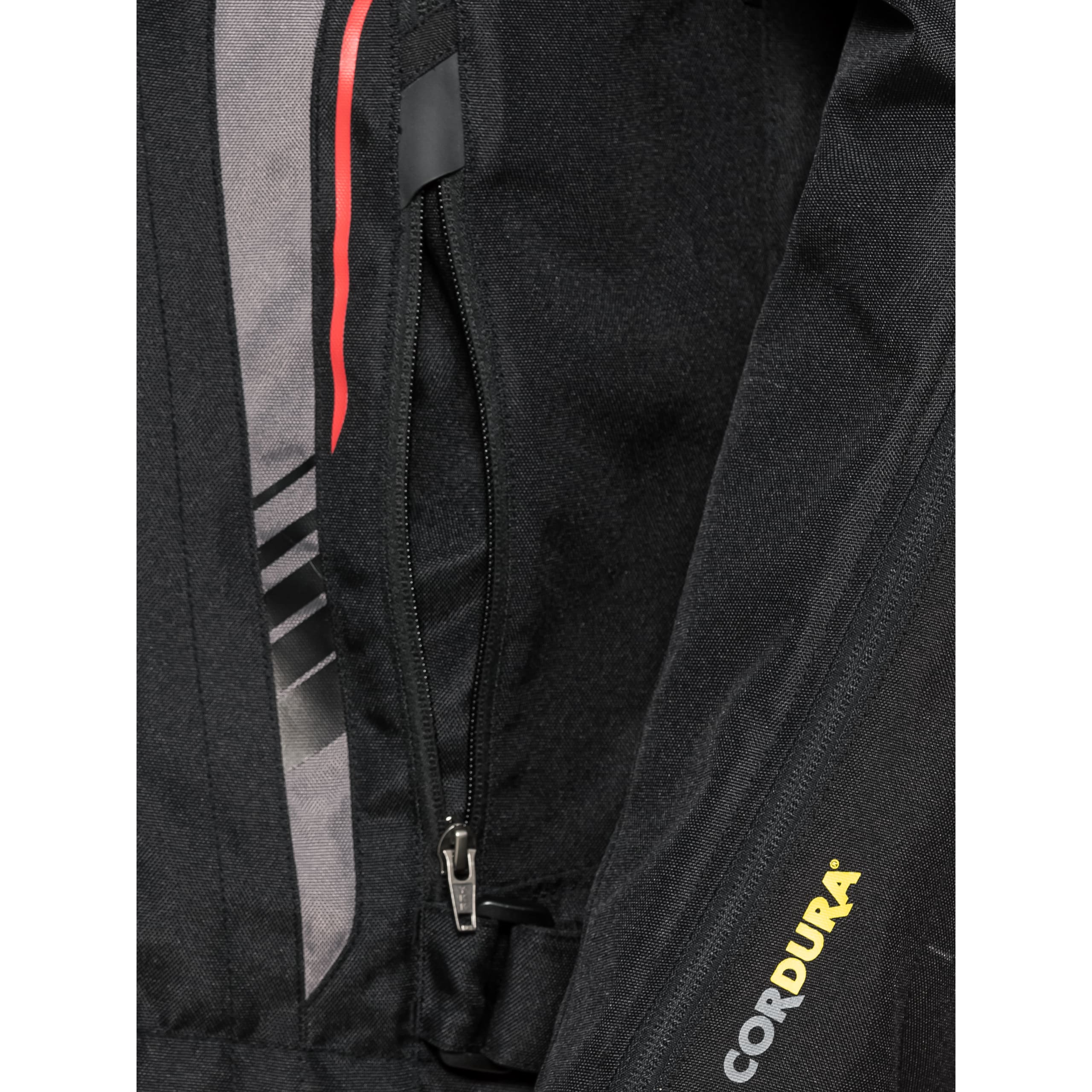 FLM-Octane Textiljacke schwarz/leuchtrot-2016611999002