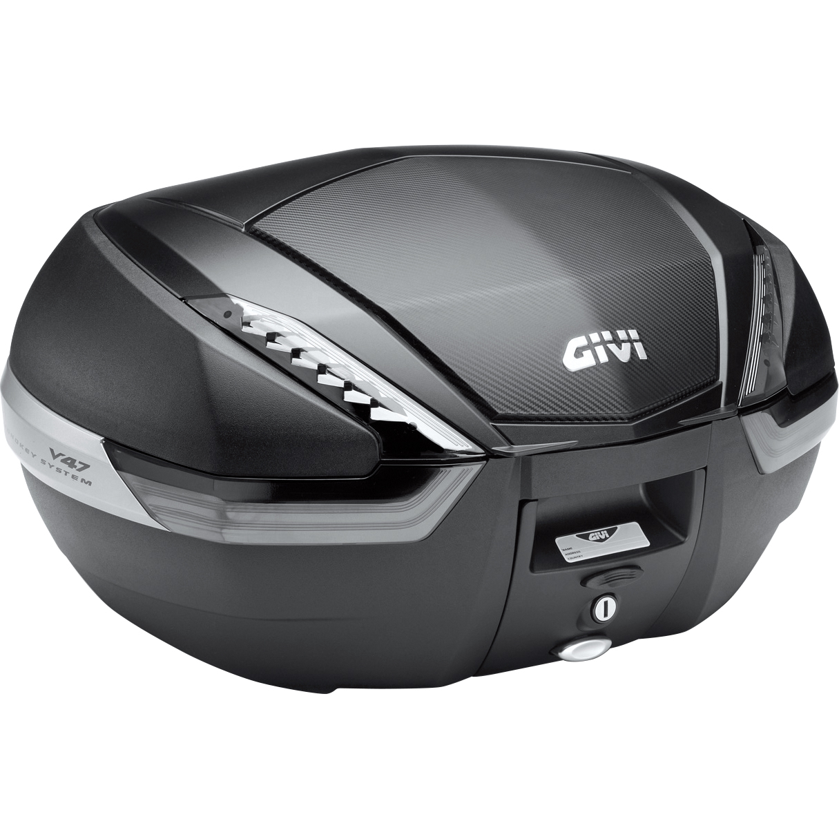 Givi Monokey® Topcase V47NNT Tech carbonlook/matt schwarz 47 Lite - Motorradzubehör - Motorradgepäck