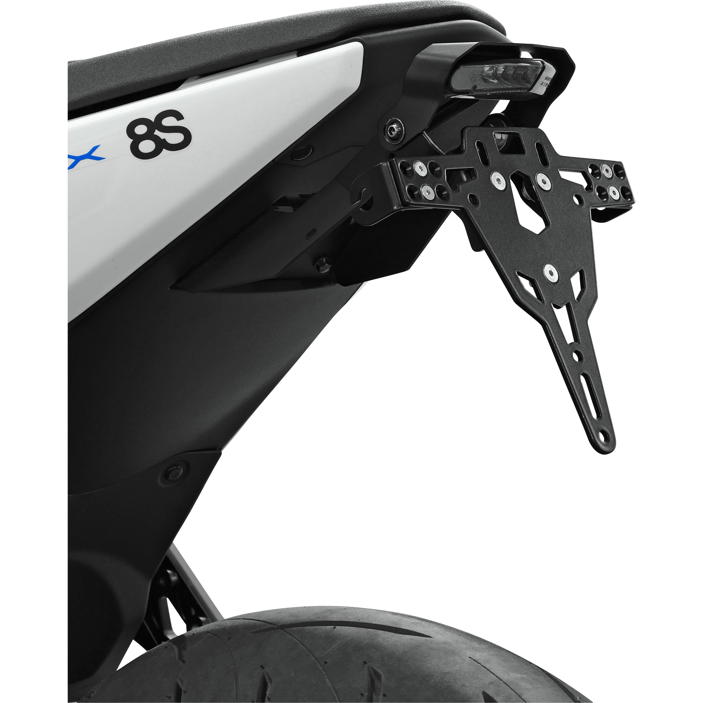 Zieger Kennzeichenhalter Pro für Suzuki GSX-8 R/S - Motorradteile & Ersatzteile - Anbauteile