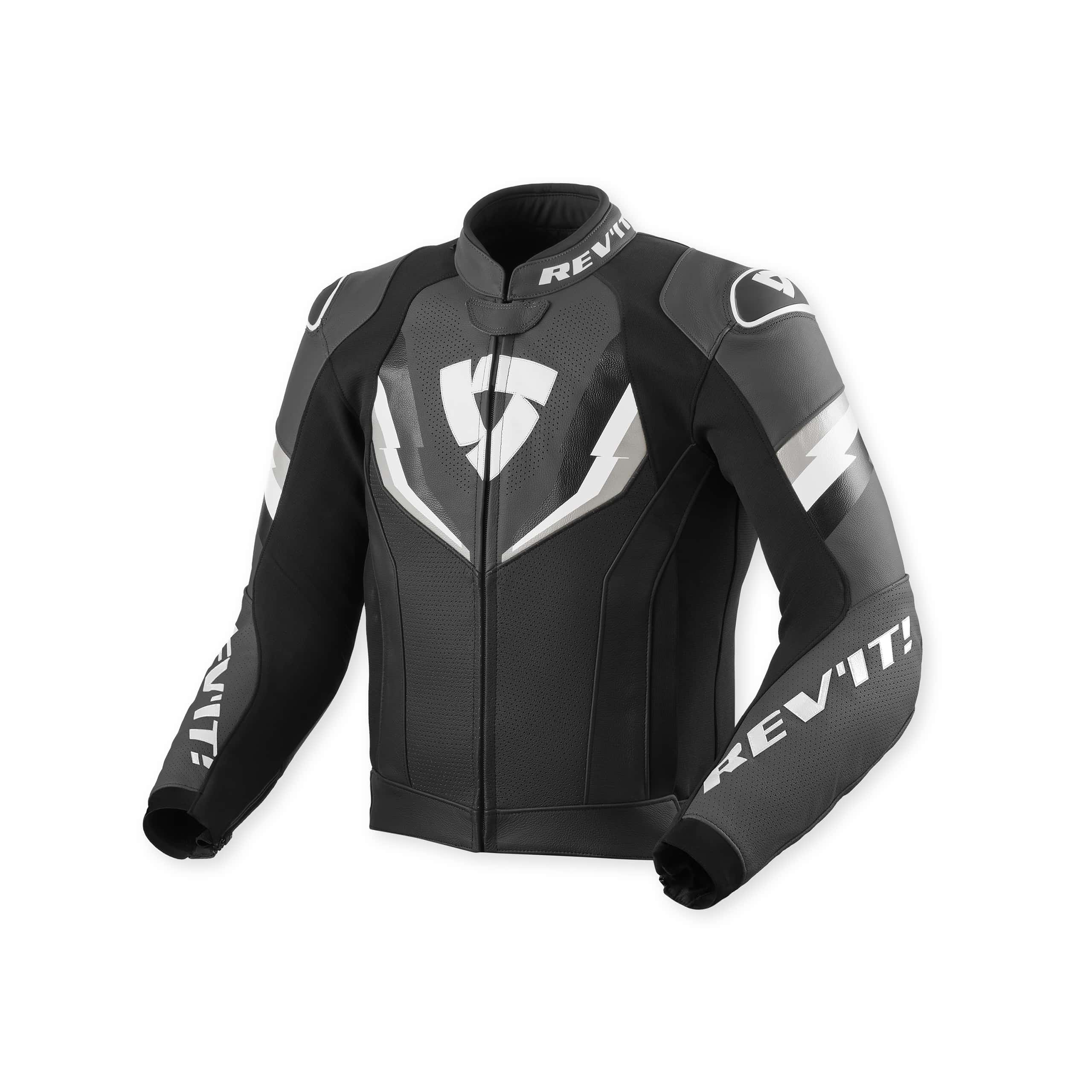 REV'IT!-Quantum 3 Lederjacke schwarz/anthrazit-0000781999084