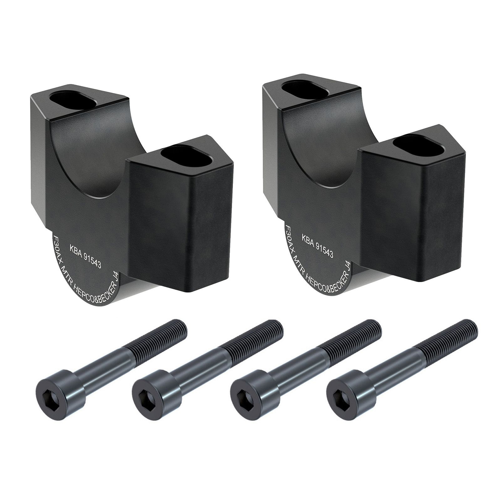 Hepco & Becker rehausse guidon 30mm noir pour Honda X-ADV 750 2025-