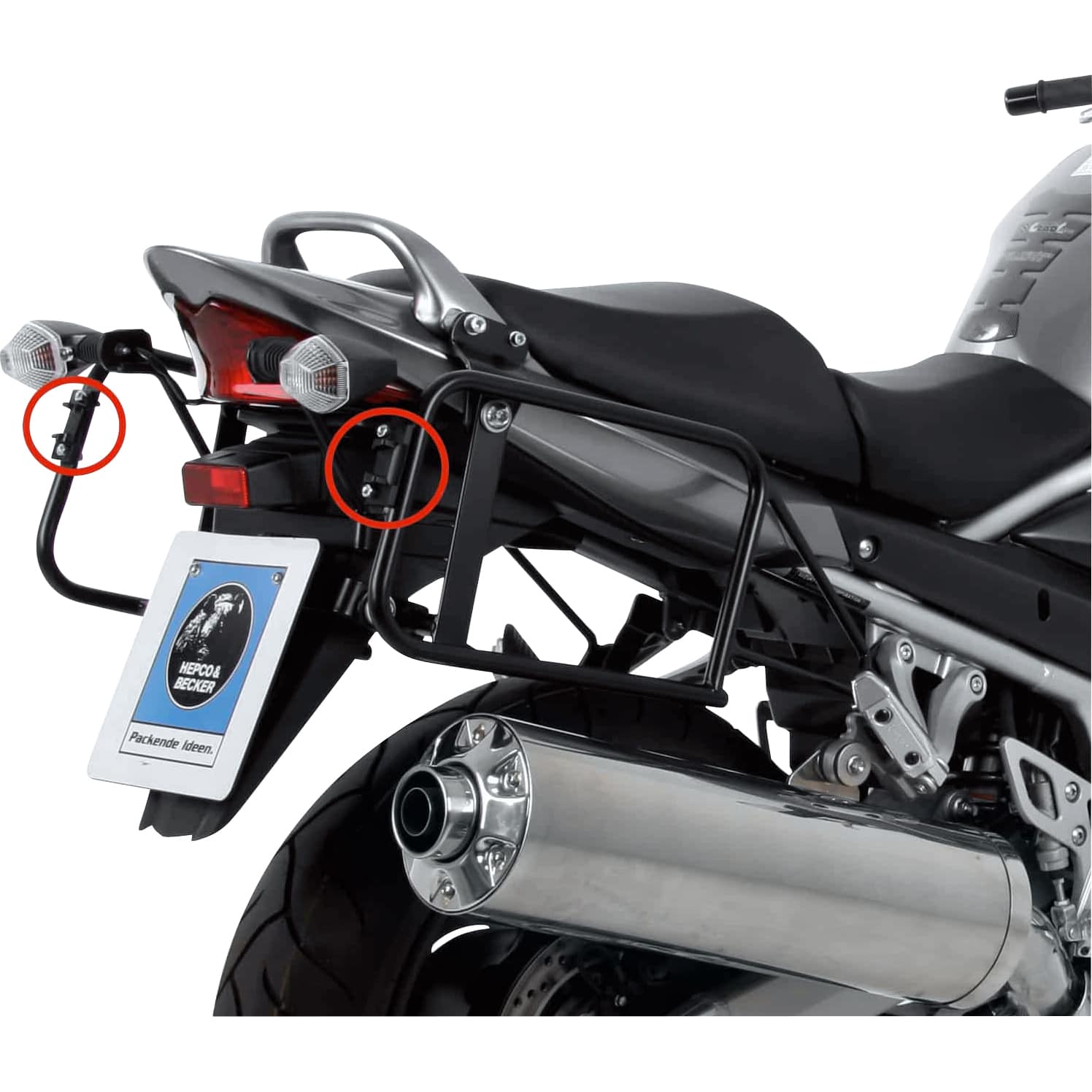 Hepco & Becker-Adapter Koffer an Träger (Gegenstück zum Krallschloß)-5611441189000420