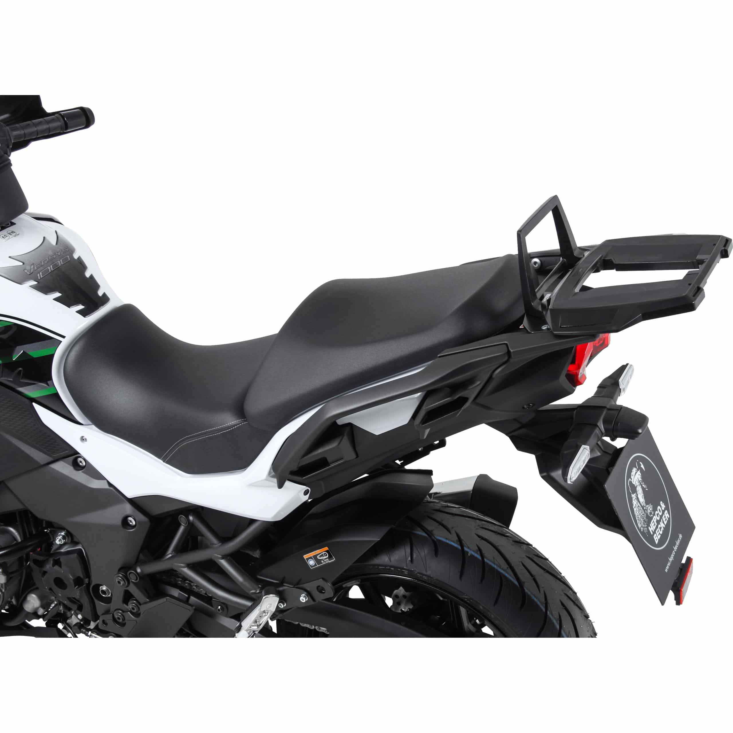 Hepco & Becker Alurack Gepäckbrücke schwarz für Kawa KLZ 1000 Versys 2019- - Motorradzubehör - Motorradgepäck