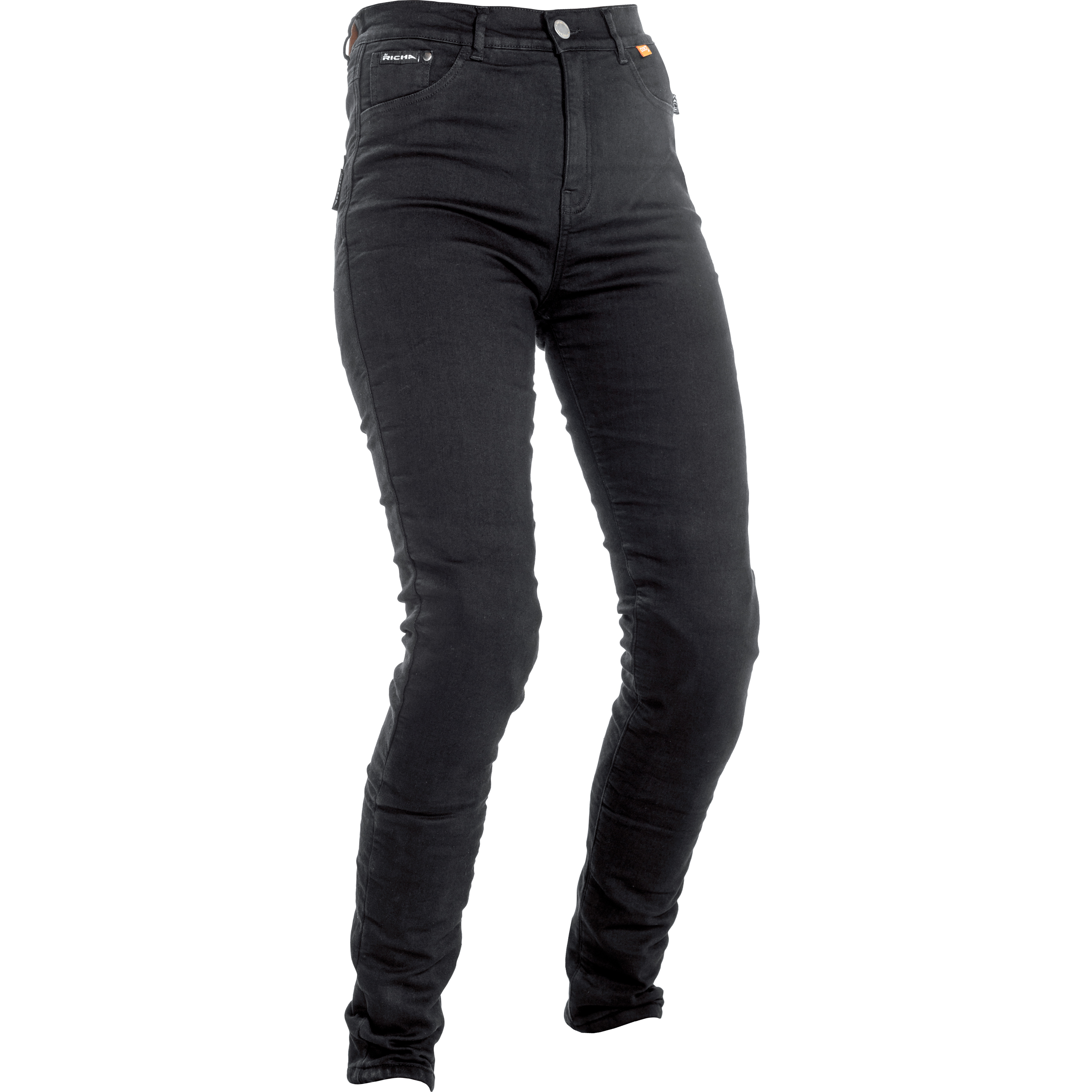 Richa Jeggings Damen Textilhose kurz schwarz 44 - Motorradbekleidung - Lifestyle Motorradbekleidung