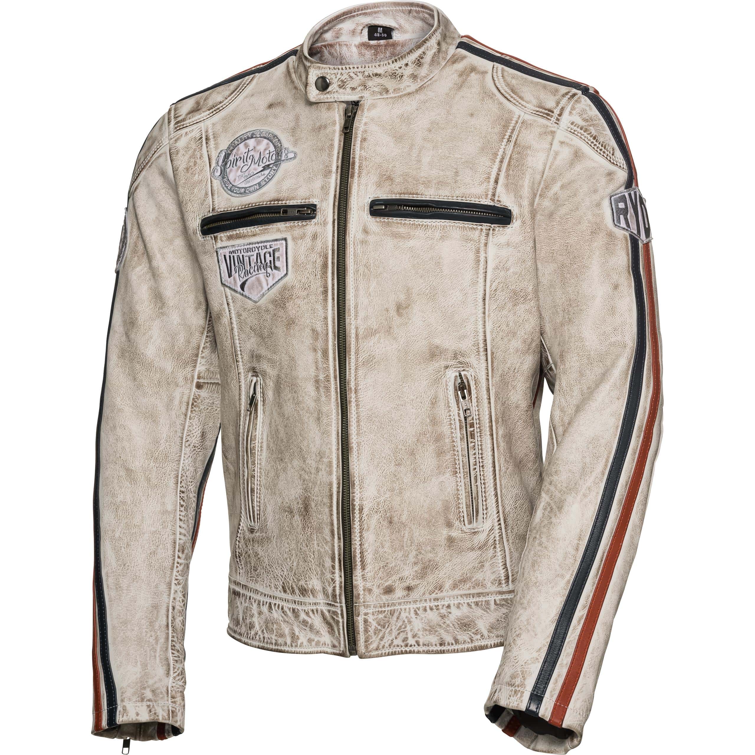 Spirit Motors-Retro-Style Lederjacke 3.0-1001021999004008