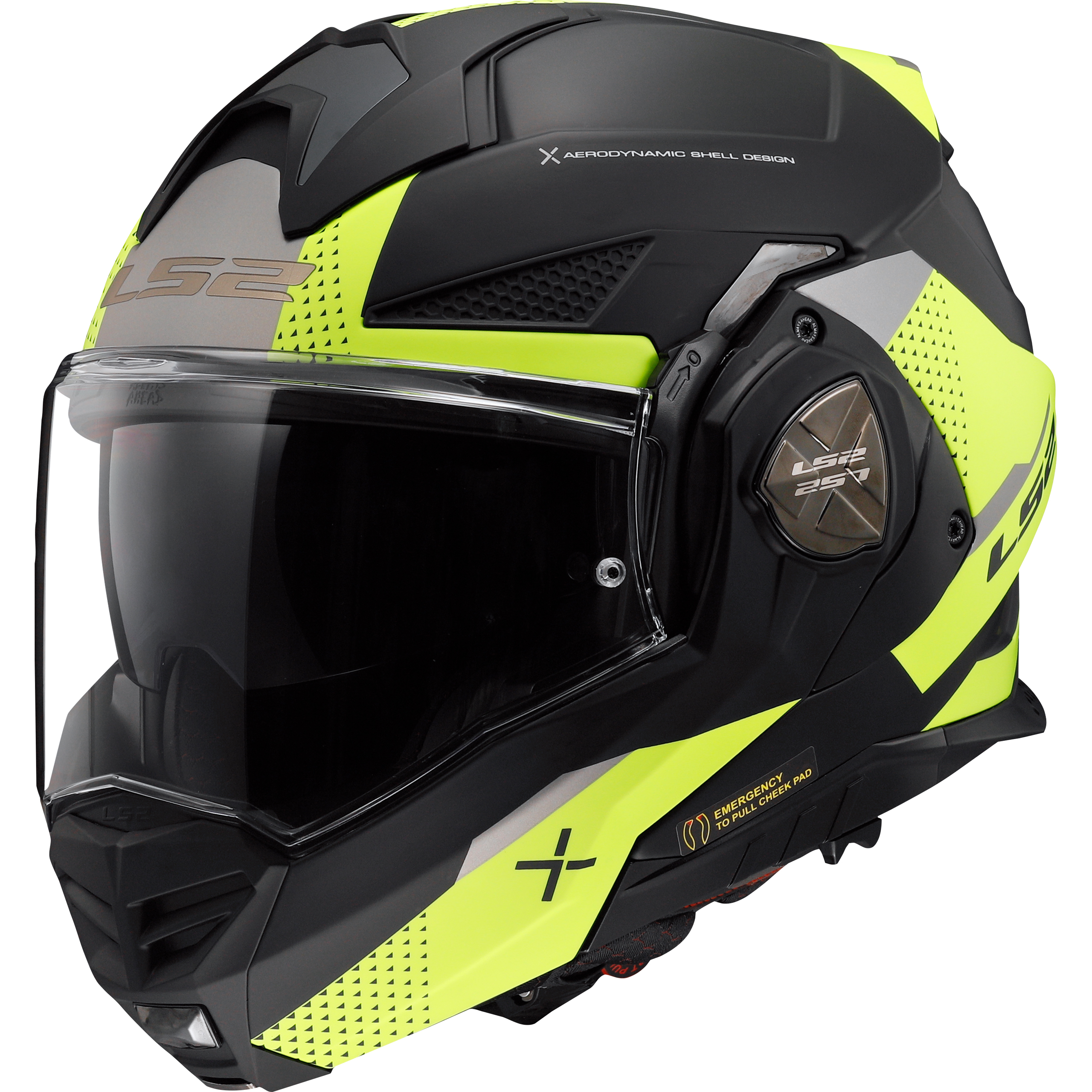 LS2 FF901 Advant X Oblivion mattschwarz/neongelb S - Touring - Helme & Brillen