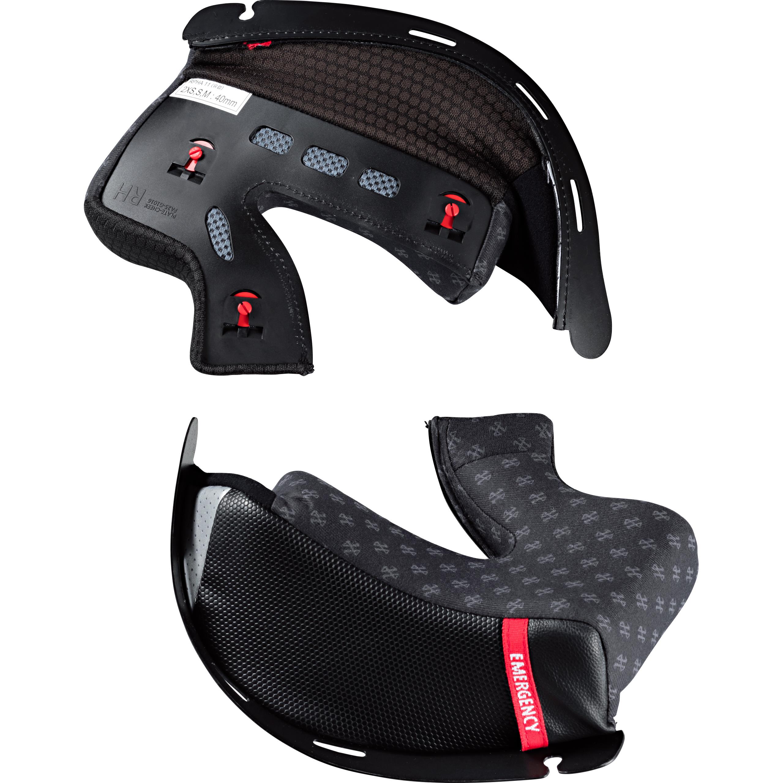 HJC Wangenpolster RPHA 11 Indy Lorenzo XS (50mm) - Helme & Brillen - Sport Helme & Brillen