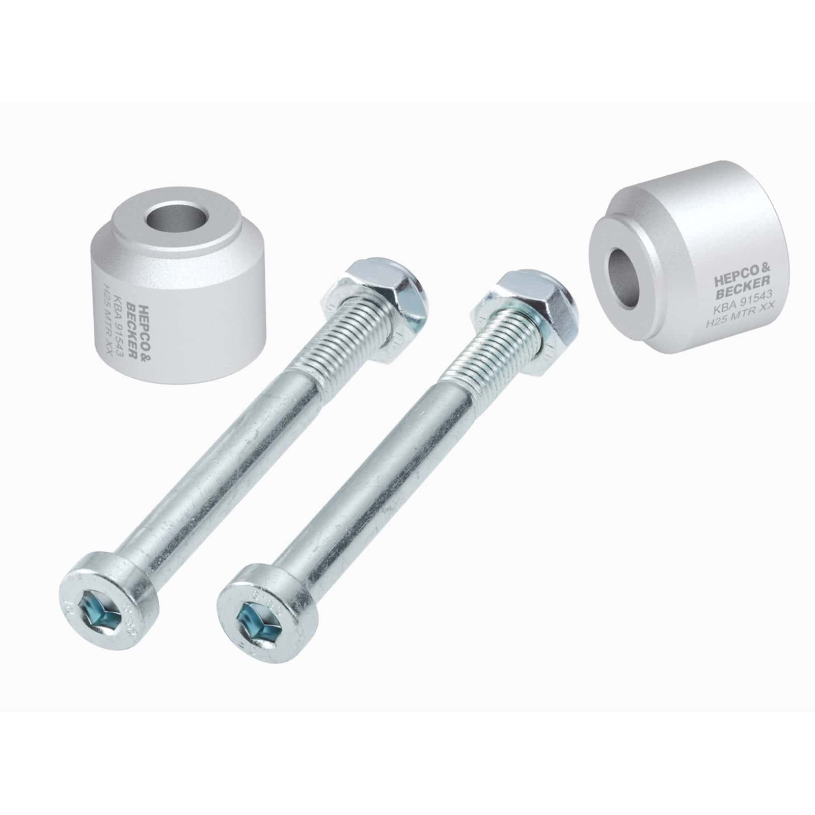 Hepco & Becker Lenkererhöhung 25mm silber für BMW G 310 R 2016-2025