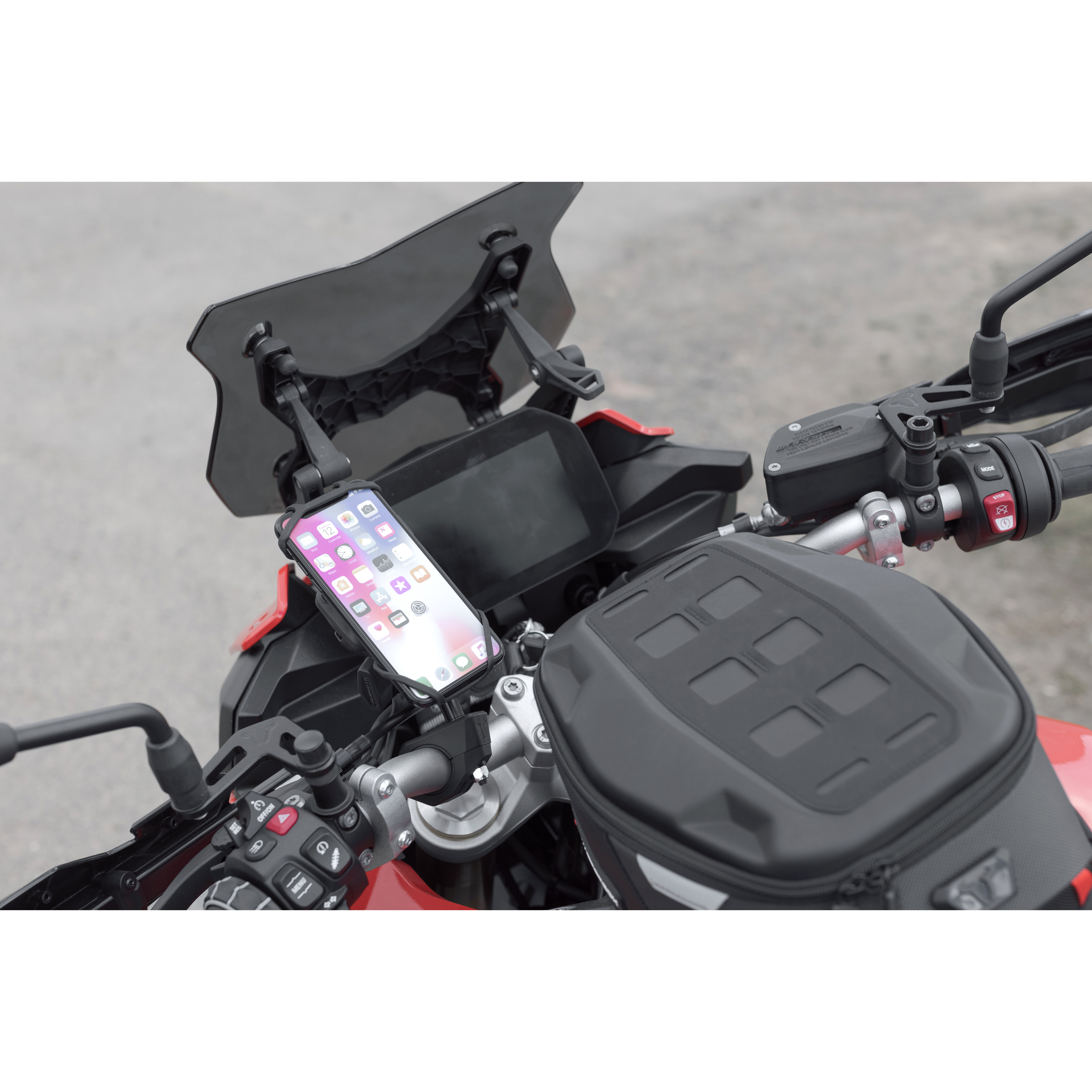 SW-MOTECH-Universal Montagekit mit T-Lock Smartphonehalter-5744181181005064
