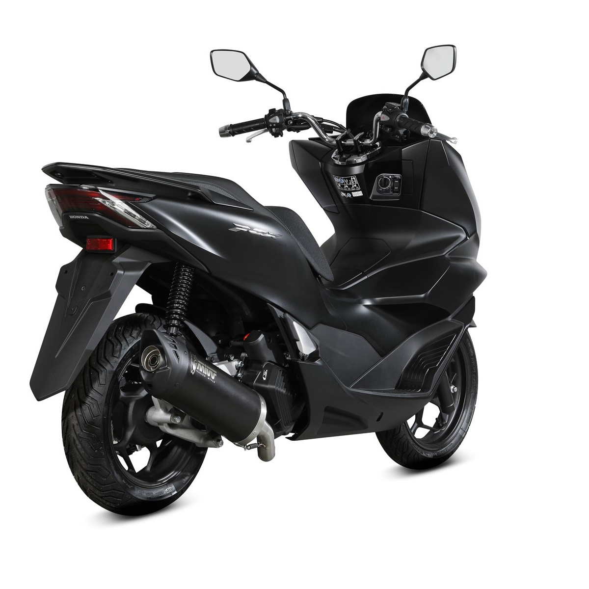 MIVV exhaust Mover MV.HO.0006.KV 1-1 black for PCX 125 21-24