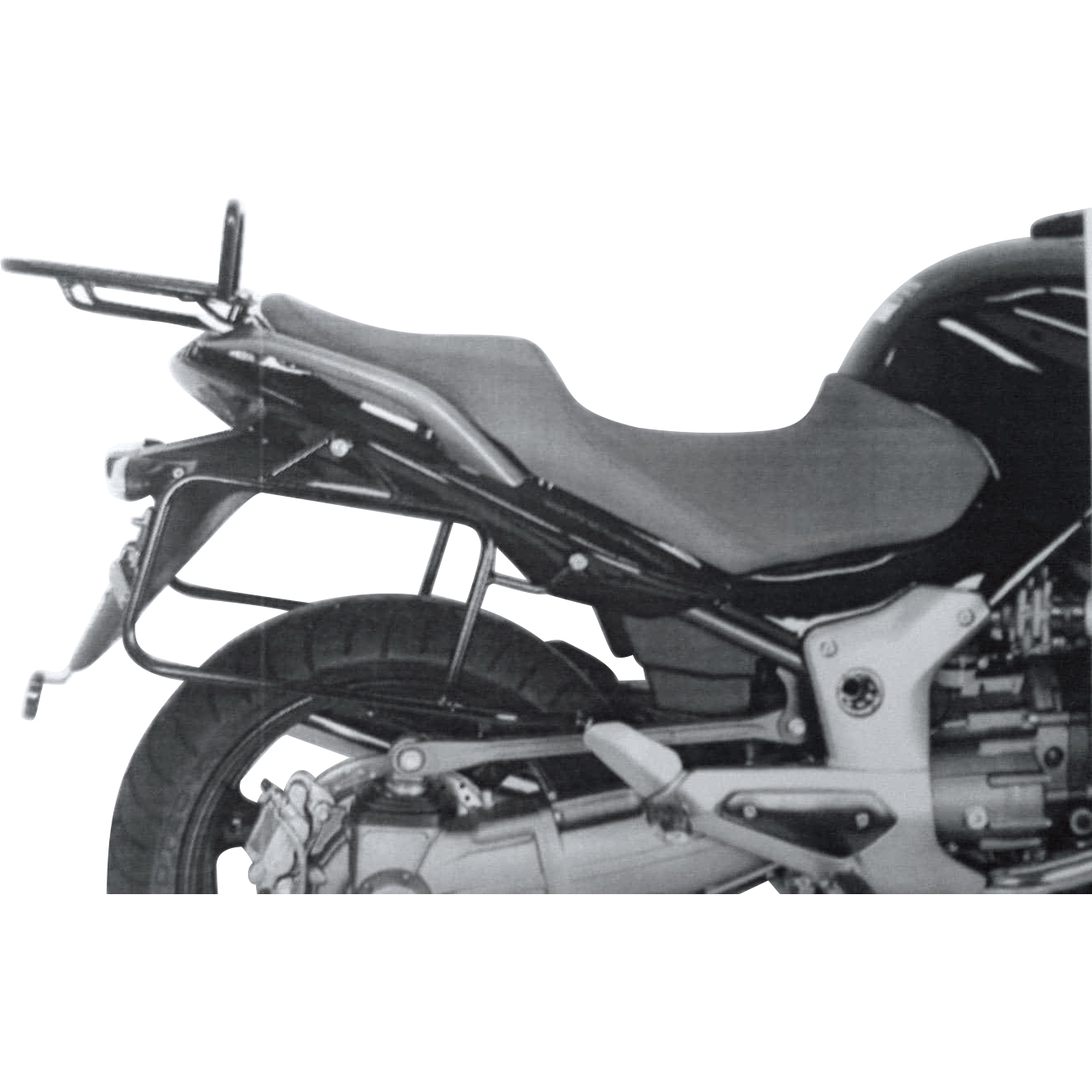 Hepco & Becker Seitenkofferträger schwarz für Guzzi 1200 Sport 2007-2008 - Motorradzubehör - Motorradgepäck