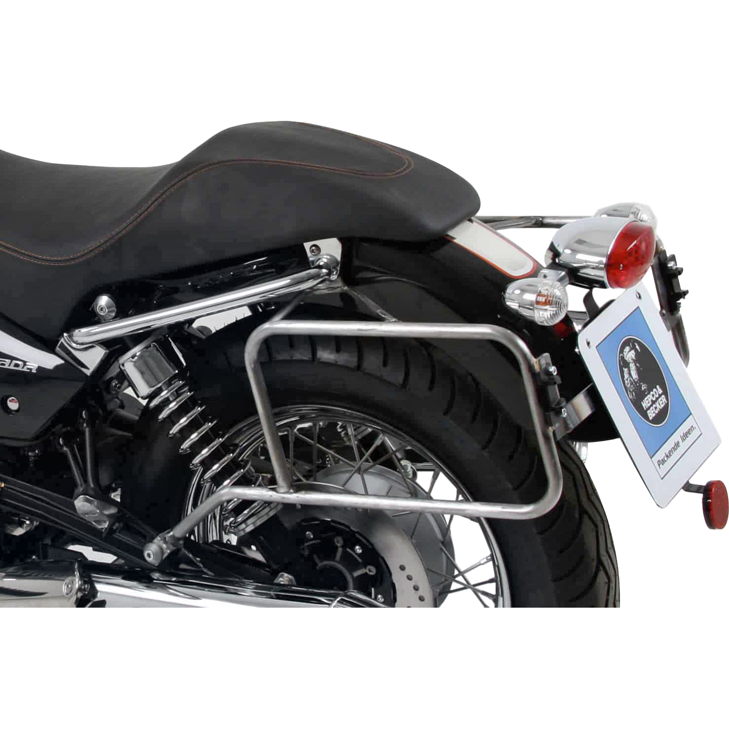 Hepco & Becker Seitenkofferträger chrom für Nevada 750 Anniversario 10-11 - Motorradzubehör - Motorradgepäck