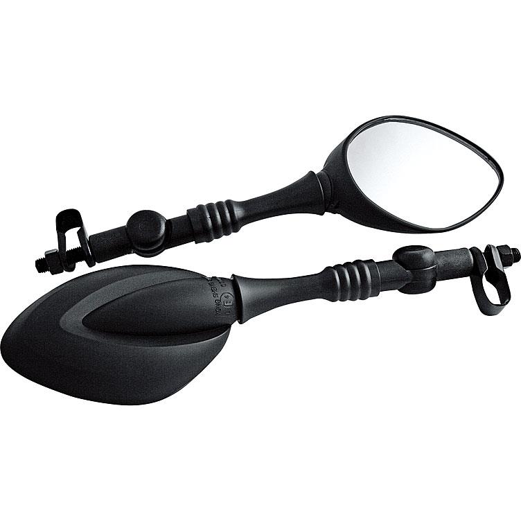 Paaschburg & Wunderlich-Lenkerspiegelpaar M10x1,25R mit Klemmschellen schwenkbar-5551471