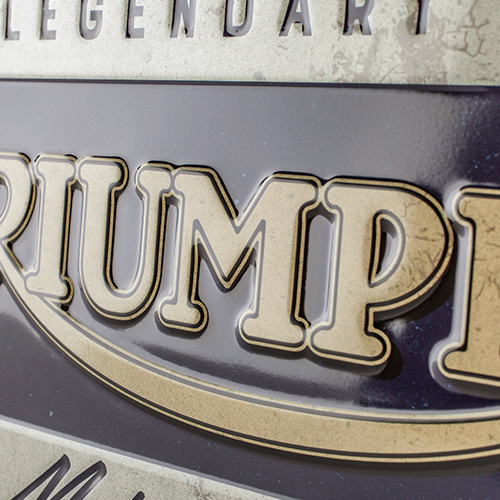 Nostalgic-Art-Blechschild 20 x 30 cm Triumph - Legendary Motorcycles-5743041207000203