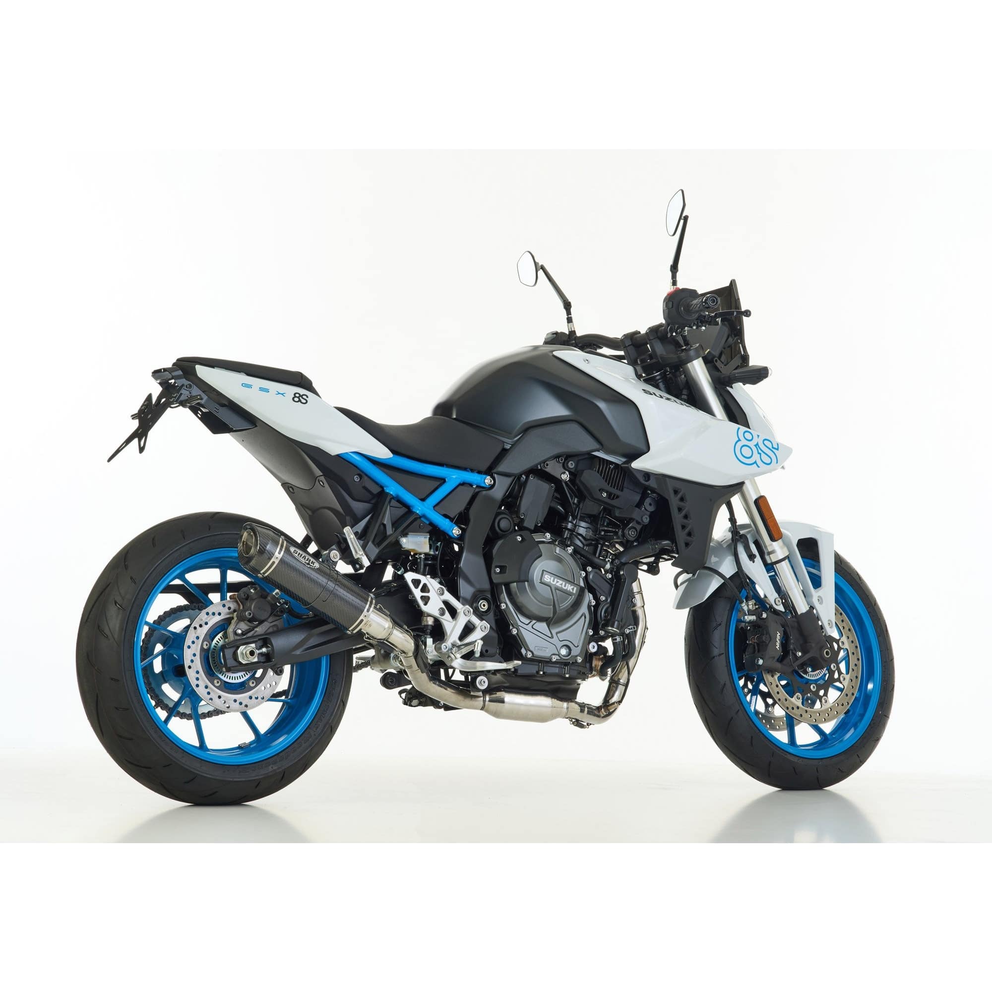 Shark exhaust Auspuff Street GP 2-1 short Carbon für Suzuki GSX-8 S/R/T/TT - Motorradteile & Ersatzteile - Auspuff
