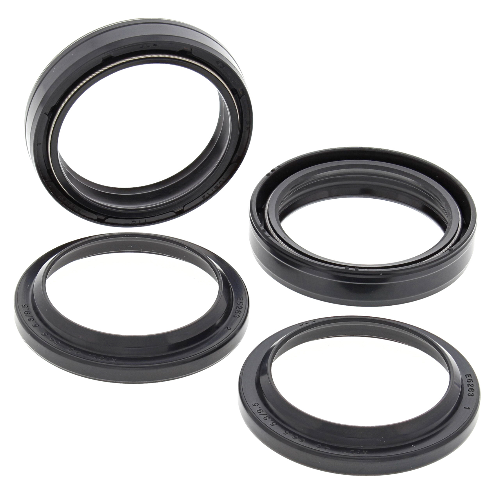 All-Balls Racing retenes horquilla con tapas antipolvo 56-136 43x55x10,5 mm