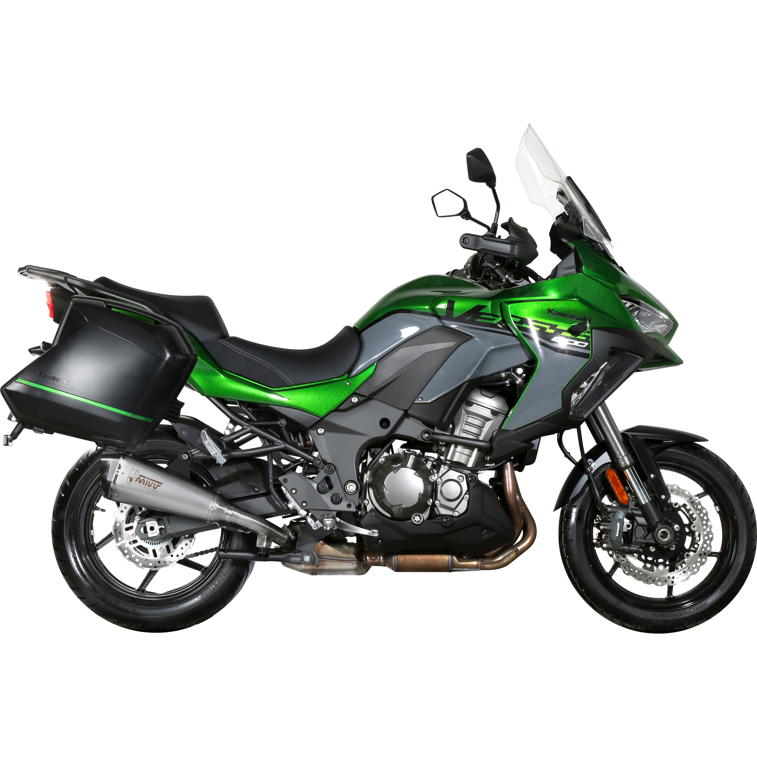 MIVV Delta Race Auspuff silber K.049.LDRX für Versys 1000 2019- - Motorradteile & Ersatzteile - Auspuff