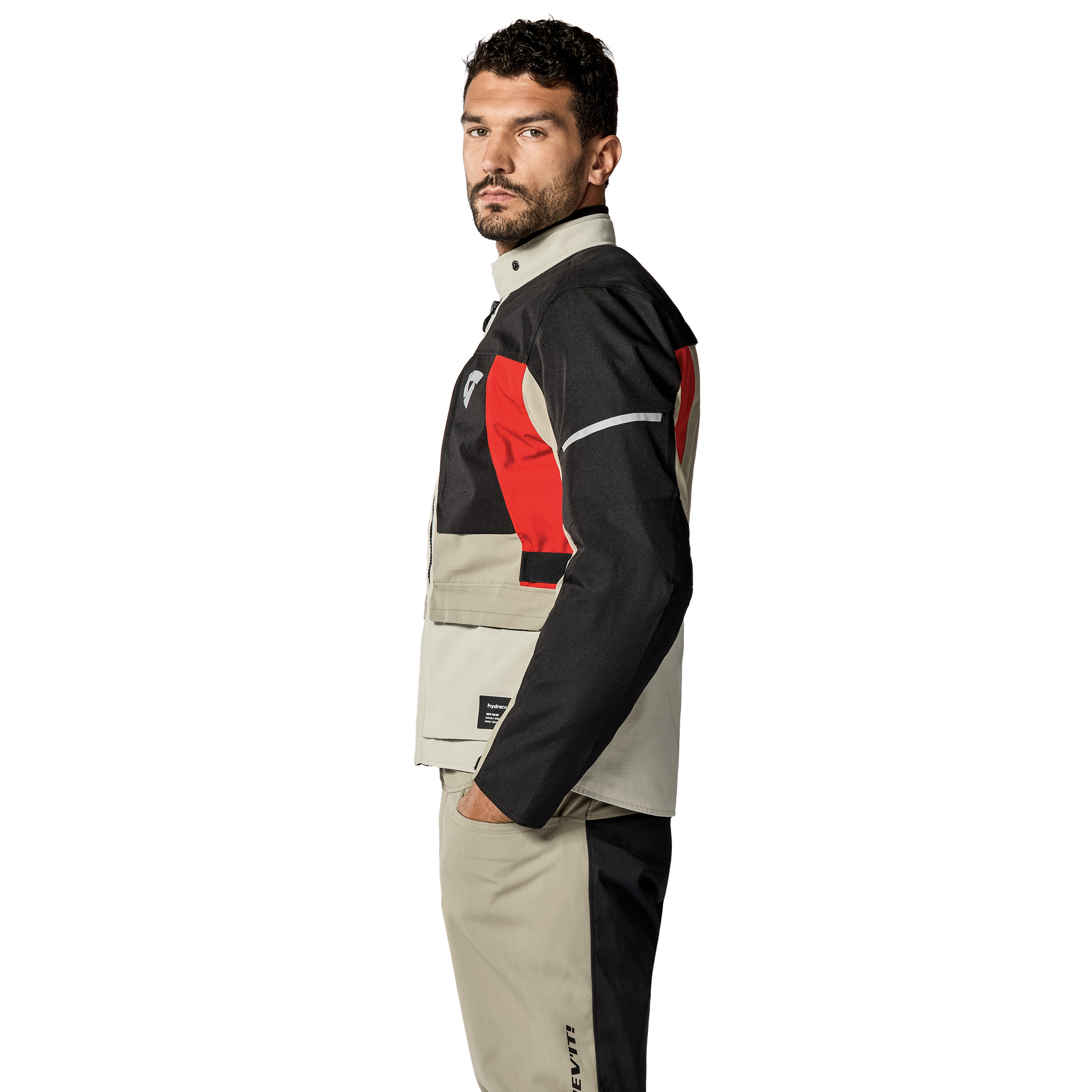 REV'IT!-Convergent H2O Jacke sand/rot-0002063999169