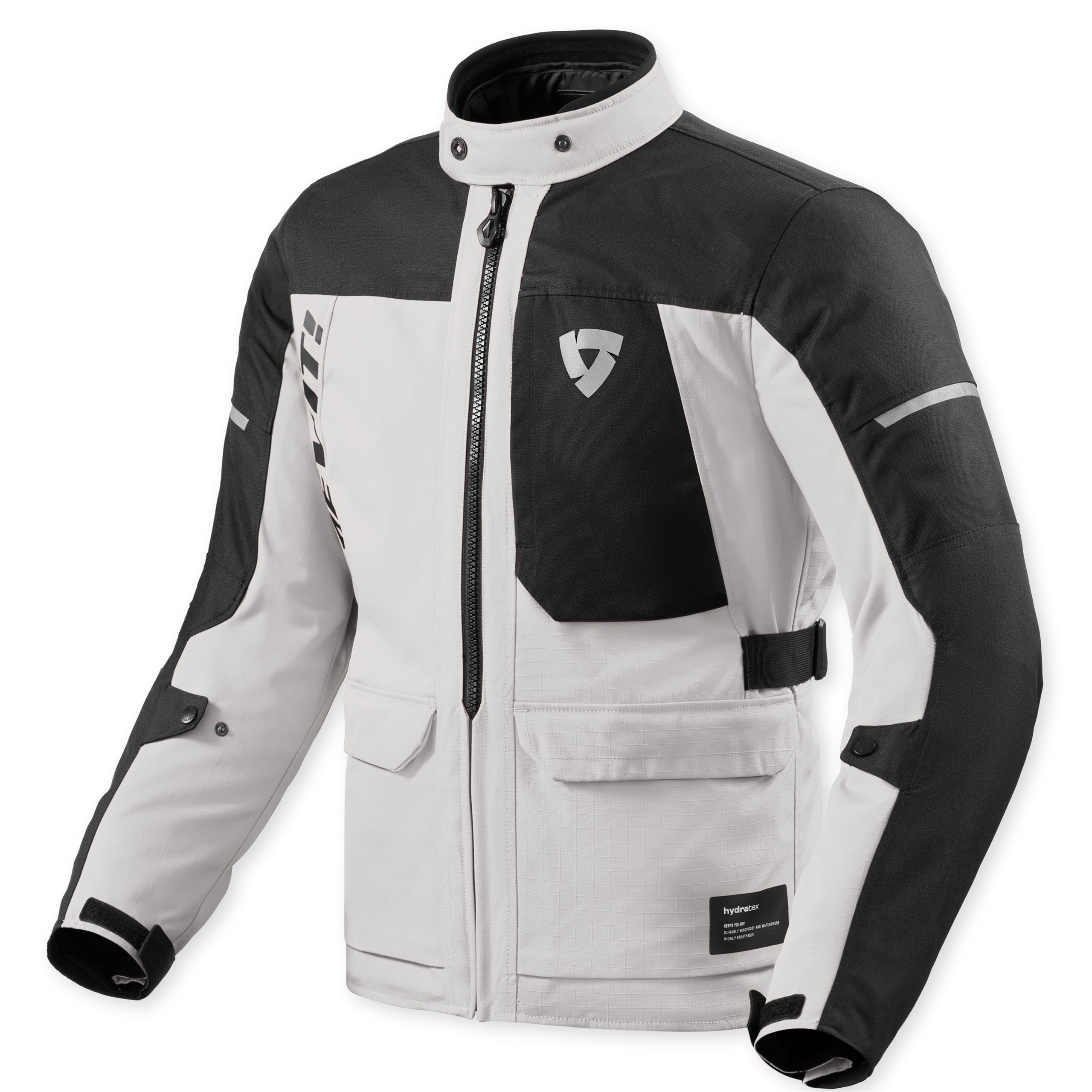 REV'IT! Convergent H2O Jacke silber/schwarz