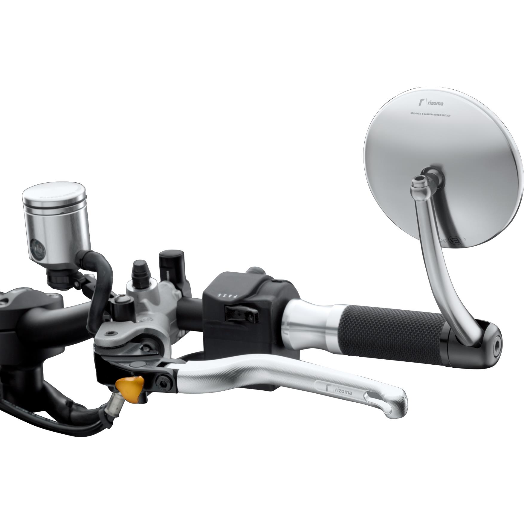 Rizoma rétroviseur de guidon M6 Spirit RS alu BS192A argent