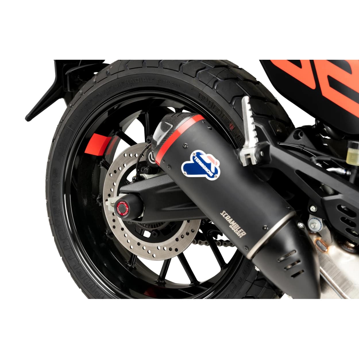 Puig crash pads rear axle 20158N for Ducati Scrambler