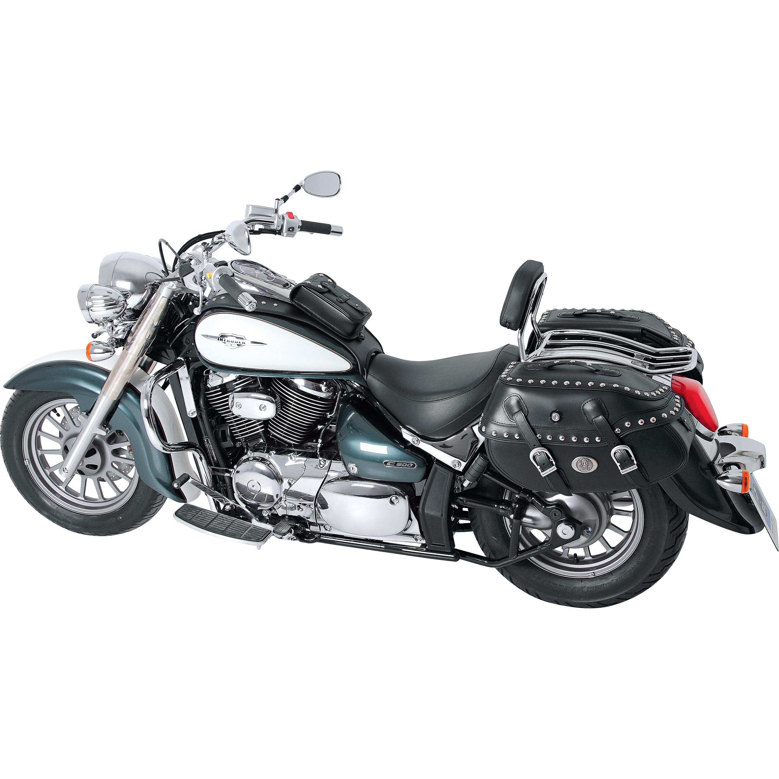 Hepco & Becker Solorack mit Rückenpolster chrom für Suzuki VL 800 Volusia/C - Motorradzubehör - Motorradgepäck
