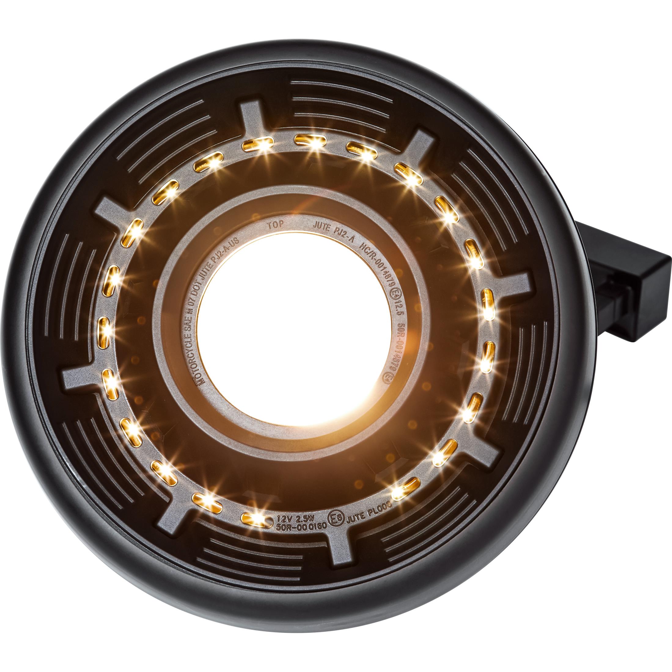 Hashiru-Utha Hauptscheinwerfer mit LED Ring schwarz seitlich-5699291033004250