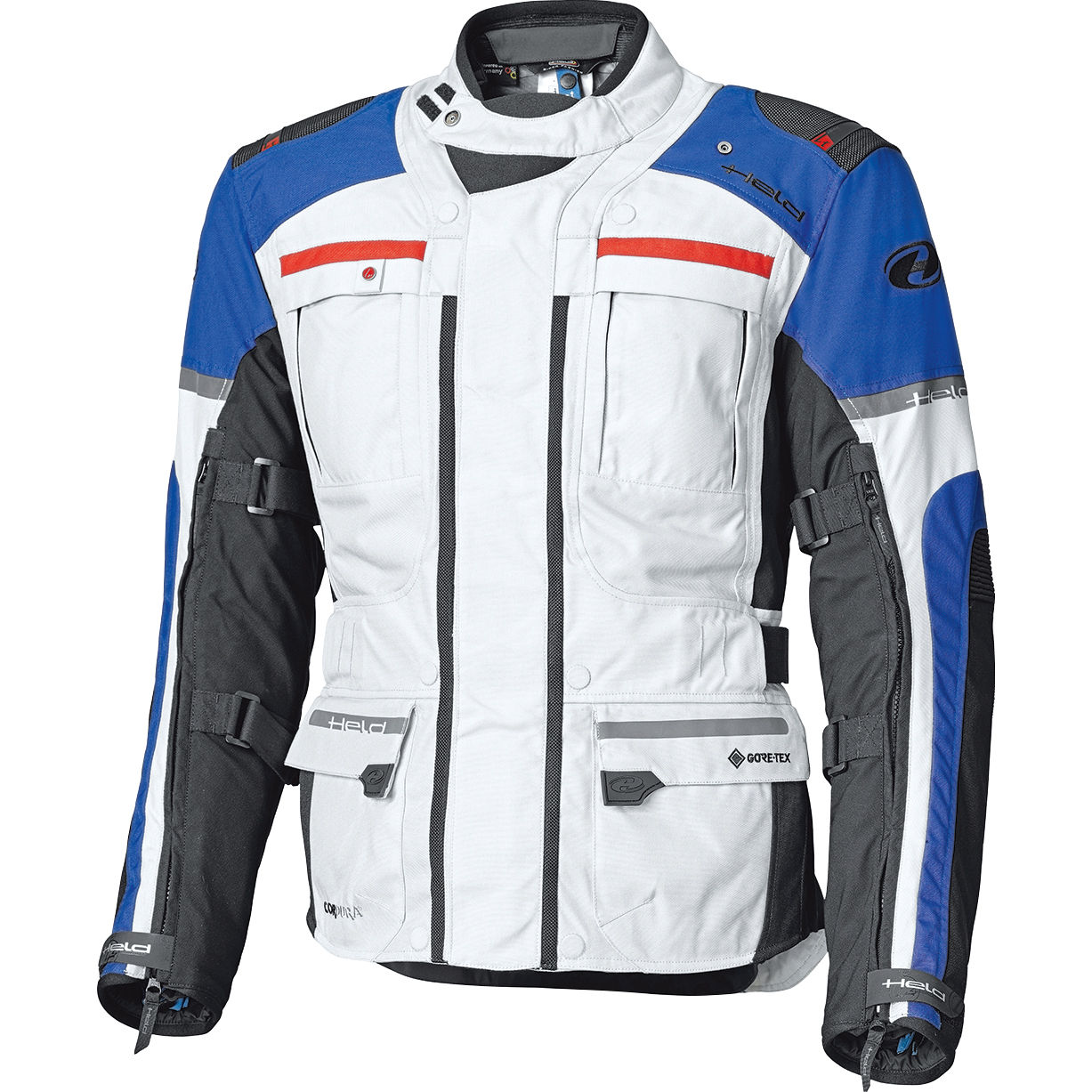 Held Carese Evo Textiljacke grau/blau M - Motorradbekleidung - Motorradbekleidung Herren