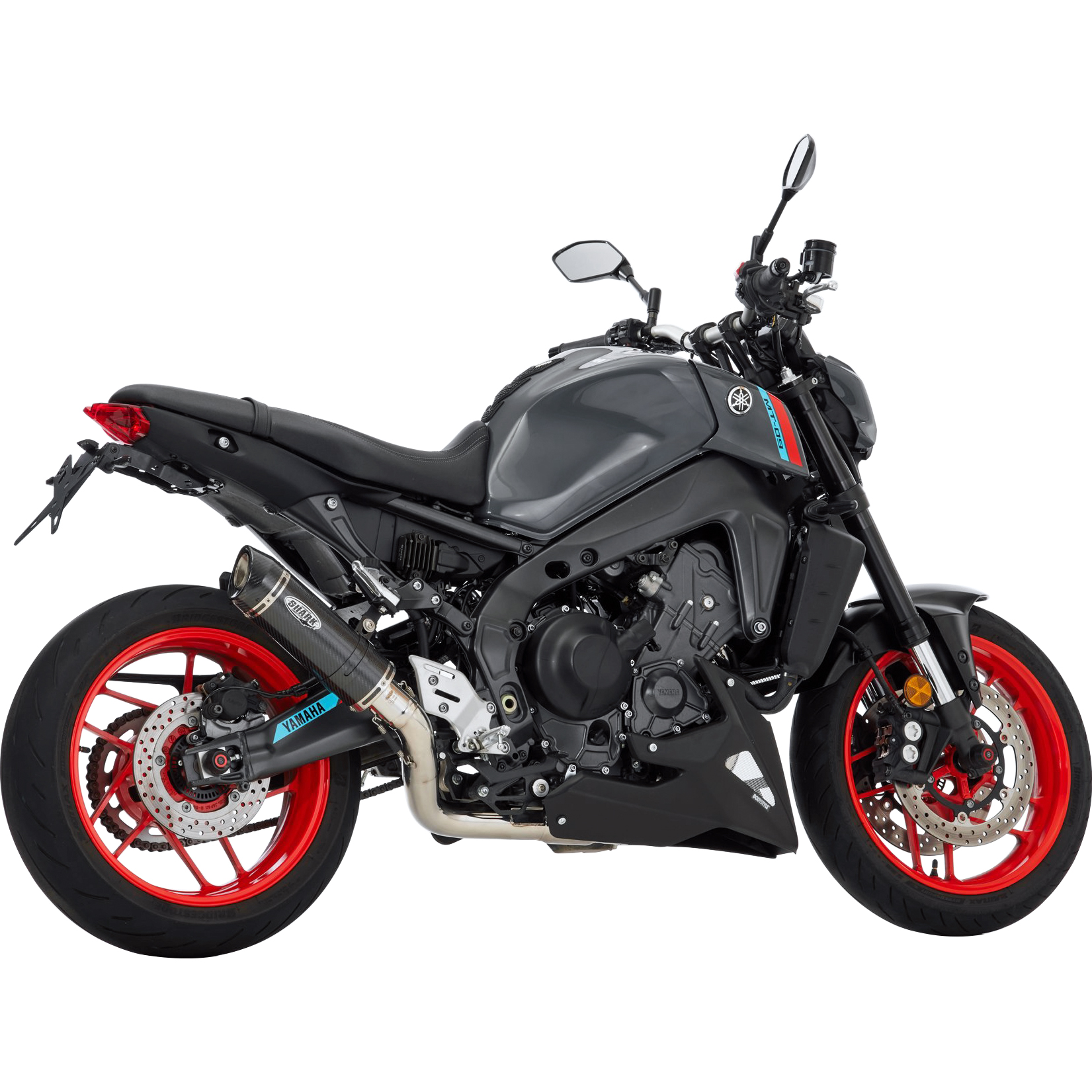 Shark exhaust Street GP Auspuff 3in1 short Carbon für MT-09 /SP 2021- - Motorradteile & Ersatzteile - Auspuff