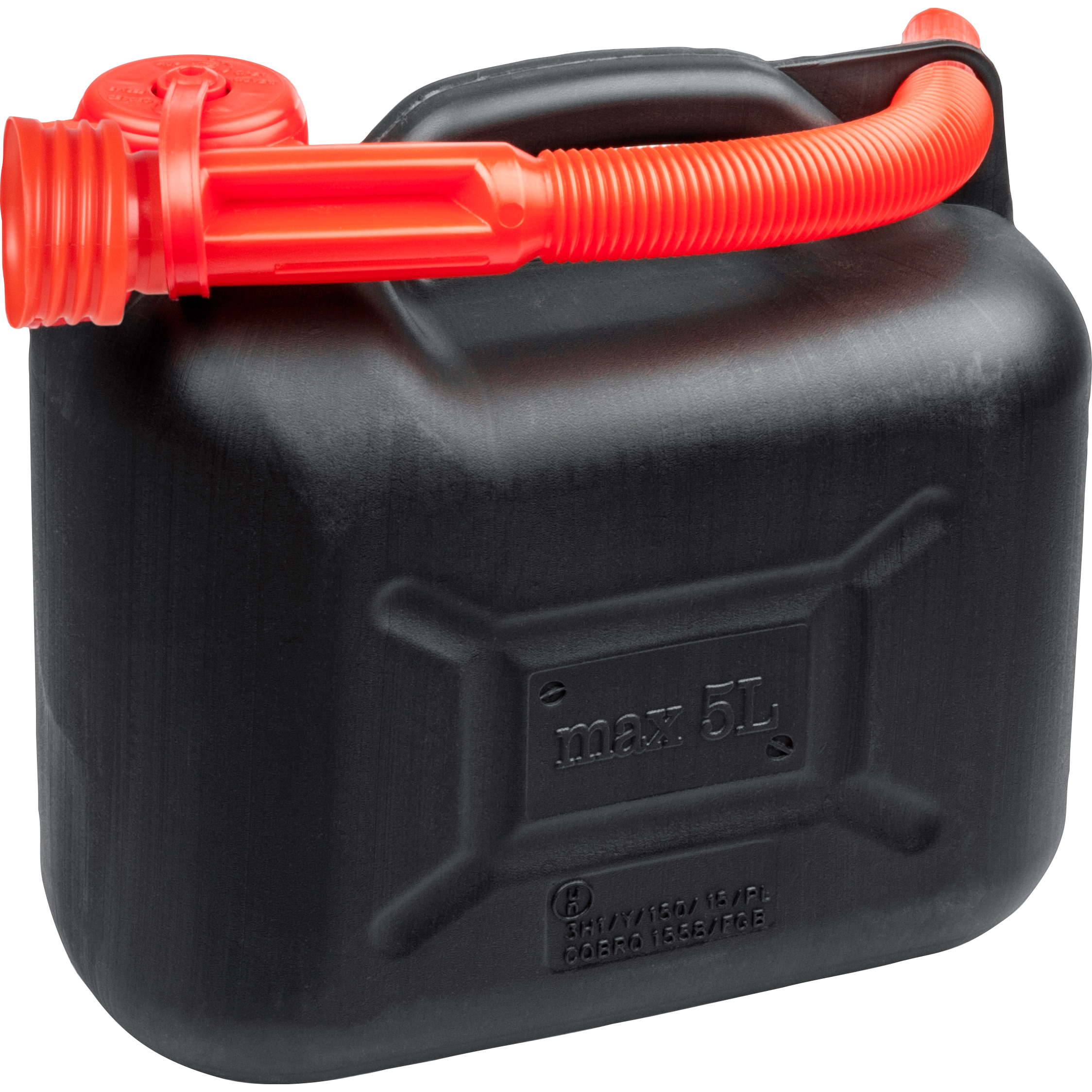 Walser Benzinkanister 5 Liter mit Sicherheitsverschluß, 3H1 - Motorradzubehör - Werkstattzubehör