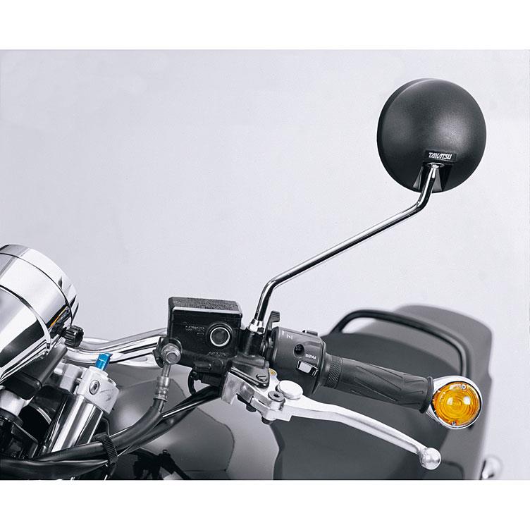 Paaschburg & Wunderlich-Lenkerspiegel M10x1,25L ST30 Ø106mm schwarz/chrom-5024921113000310