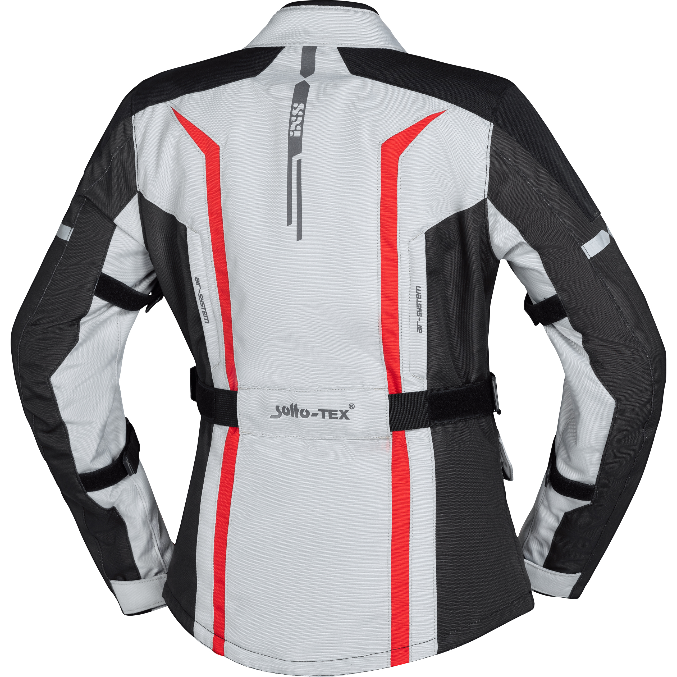 IXS-Evans-ST 2.0 Tour Damen Textiljacke hellgrau/grau/rot-2017321999002