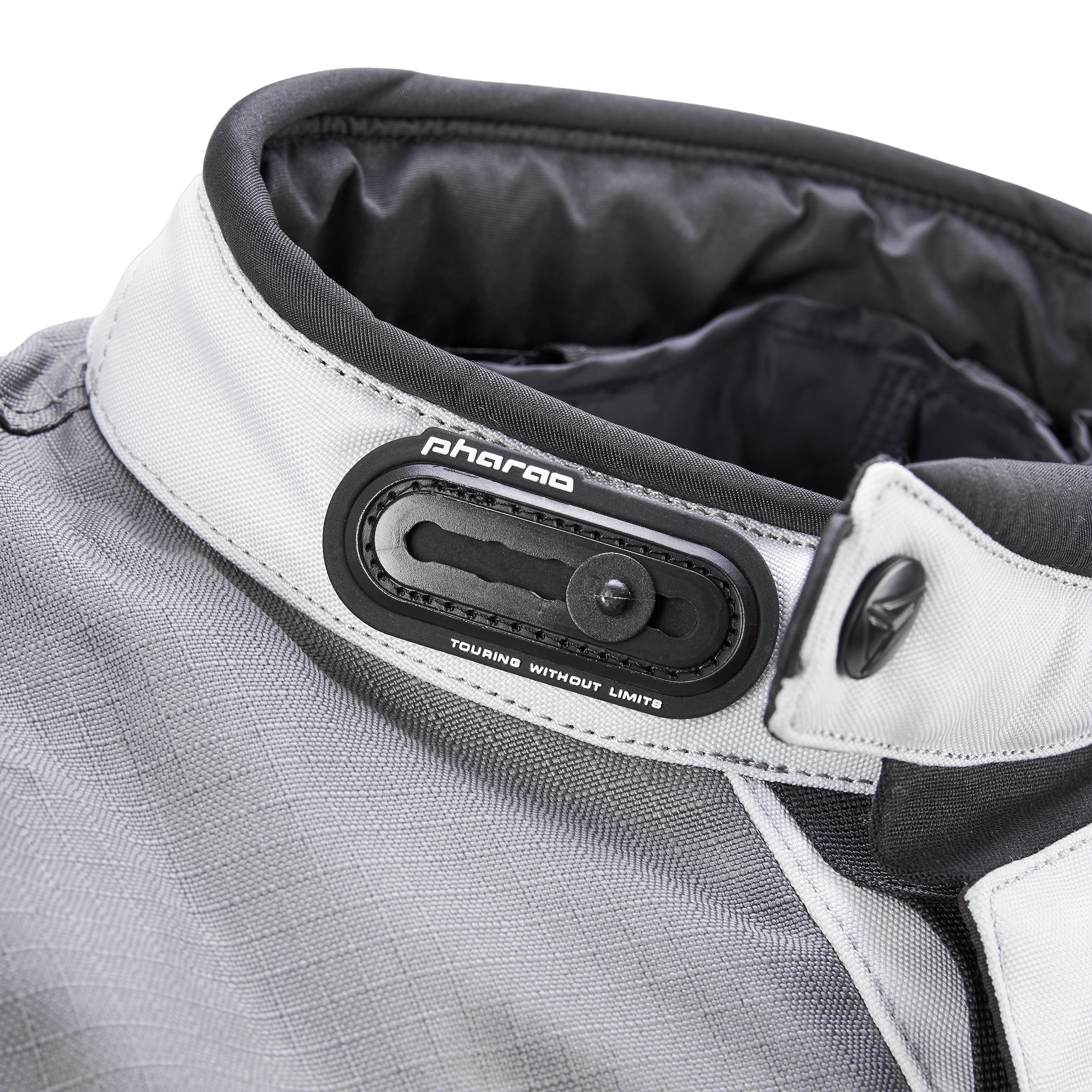 Pharao-Jucar WP Leder-/Textiljacke schwarz/grau-0000857003048