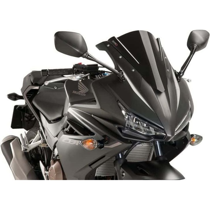 Puig Z-Racingscheibe schwarz für Honda CBR 500 R 2016-2018 - Motorradteile & Ersatzteile - Verkleidungen & Abdeckungen