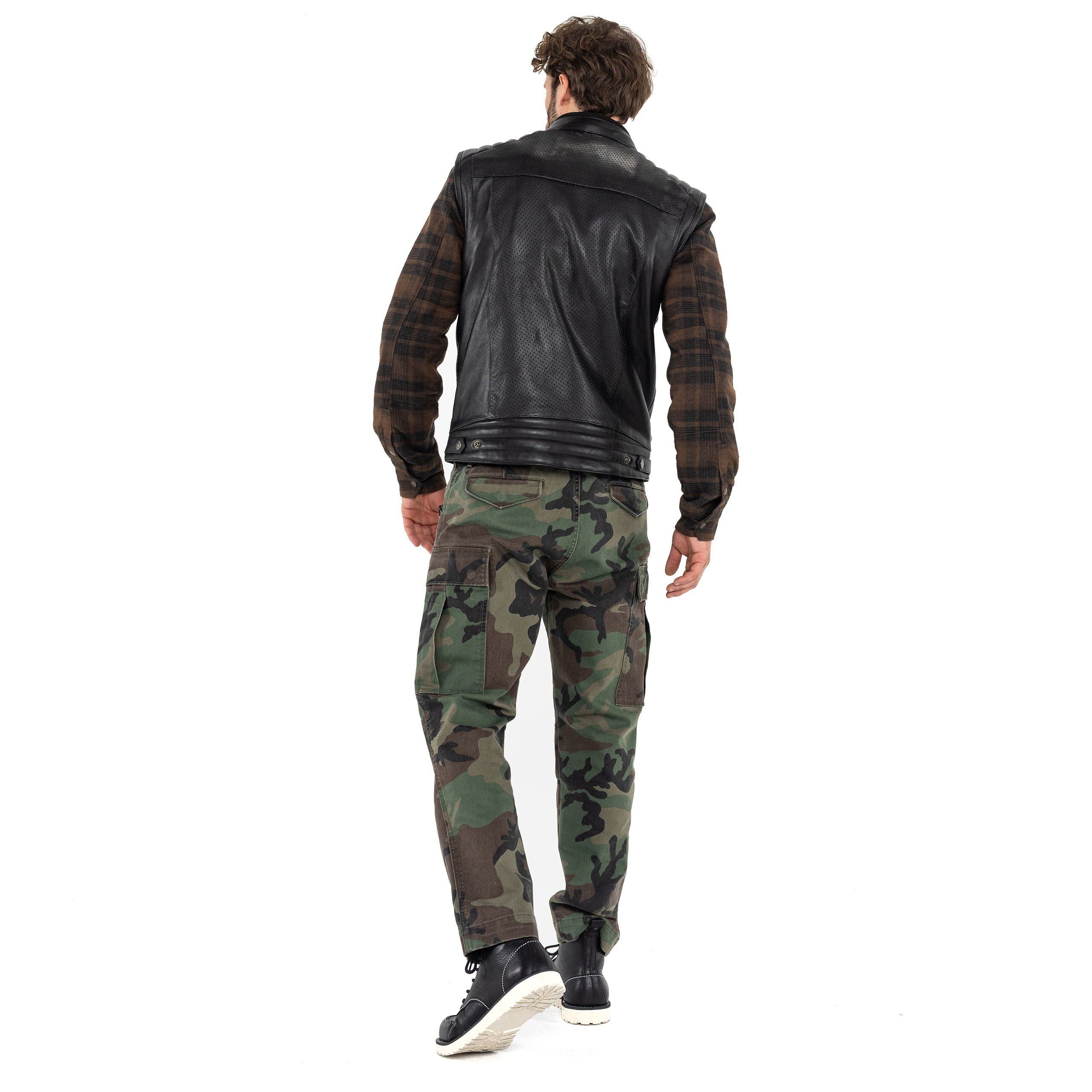 John Doe-Storm Lederweste schwarz-0001072005001