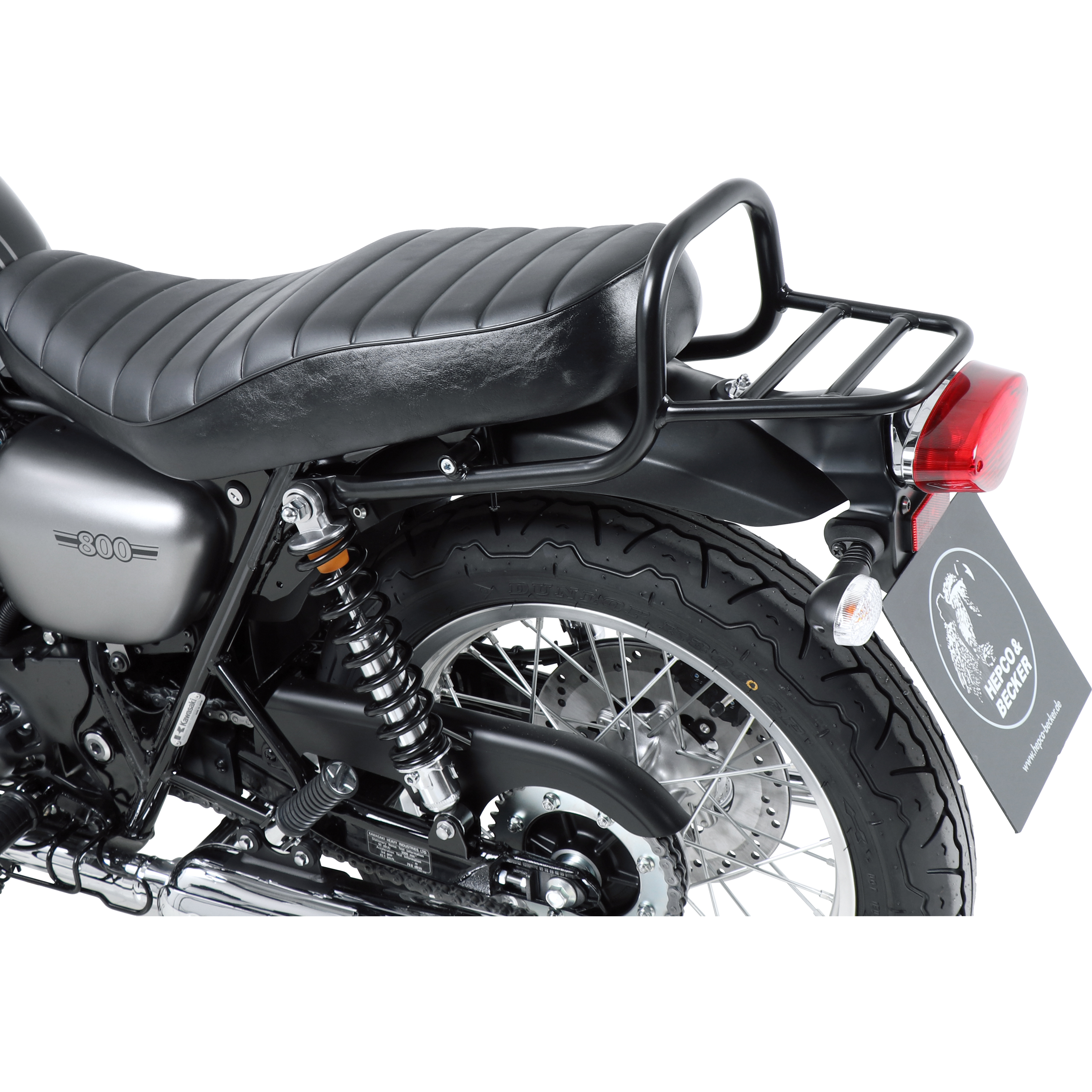 Hepco & Becker Rohrgepäckbrücke schwarz für Kawasaki W 800 2019- - Motorradzubehör - Motorradgepäck