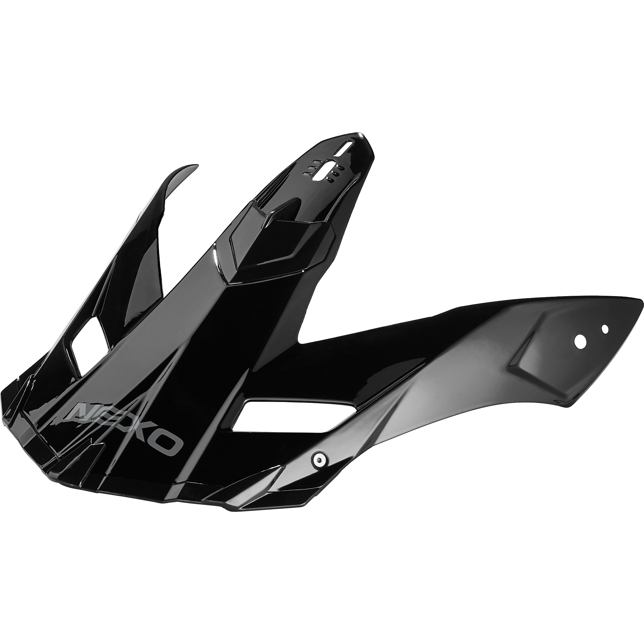 Nexo Schirm MX-Line Crosshelm II schwarz - Helme & Brillen - Helmvisiere