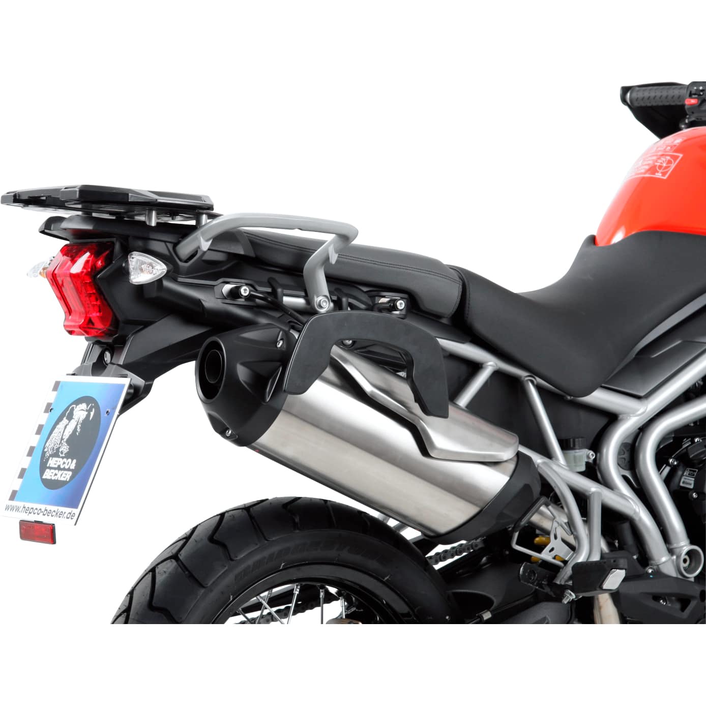 Hepco & Becker C-Bow Seitentaschenhalter schwarz für Tiger 800 XC 2015-2017 - Motorradzubehör - Motorradgepäck