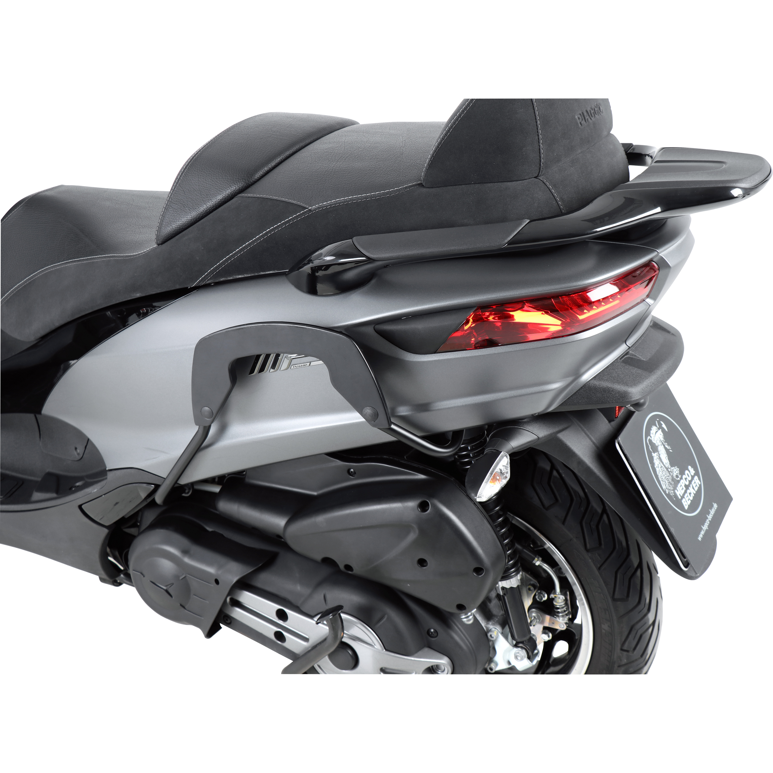 Hepco & Becker C-Bow Seitentaschenhalter schwarz für Piaggio MP3 500 2015- - Motorradzubehör - Motorradgepäck