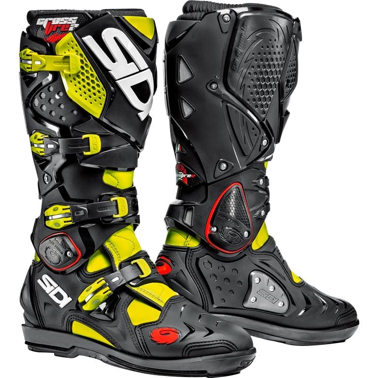 Sidi-Crossfire 2 SRS Cross Stiefel gelb/schwarz-3009661999055