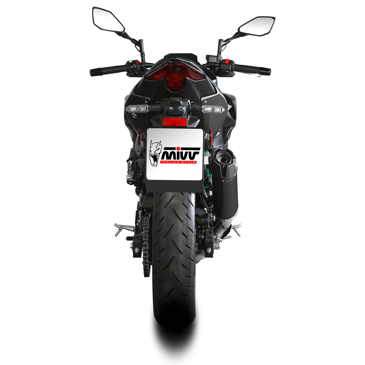 MIVV-Auspuff AK-1 schwarz für Kawasaki Z 500 /SE 2024--0002168003000004